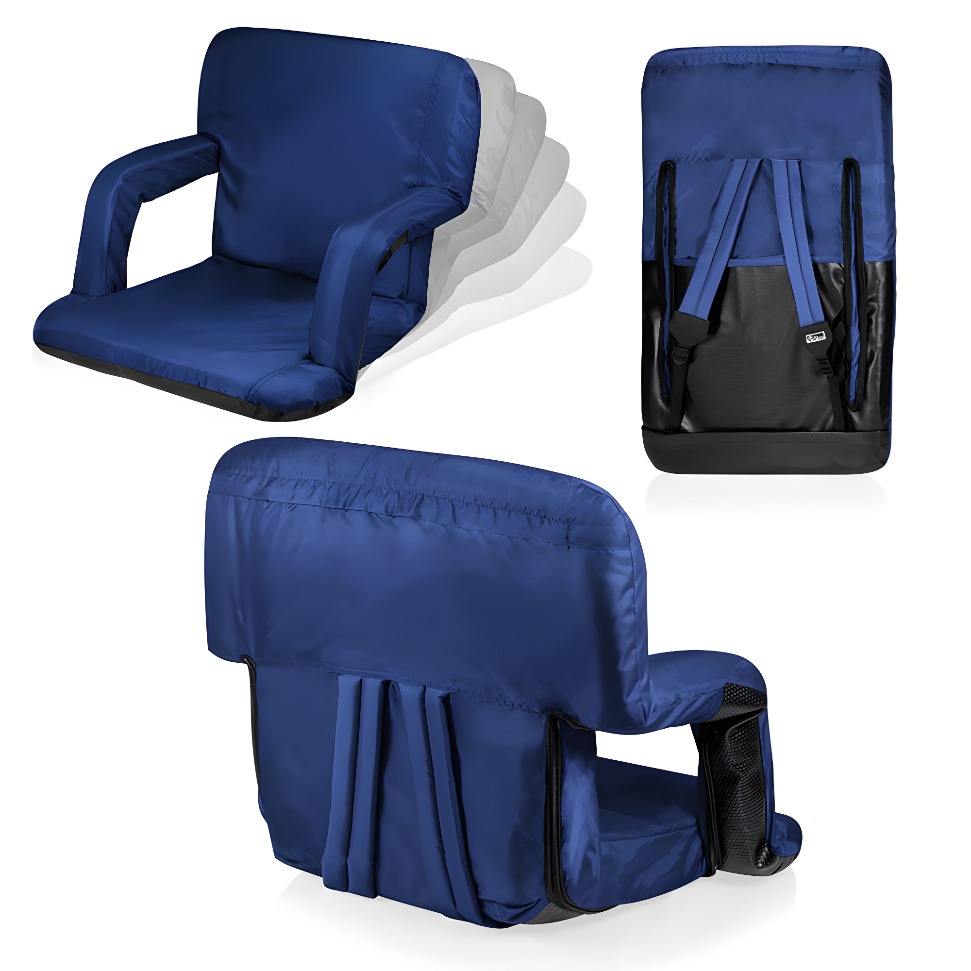 ONIVA™ Ventura Reclining Bleacher Seat with Armrests and Back Support