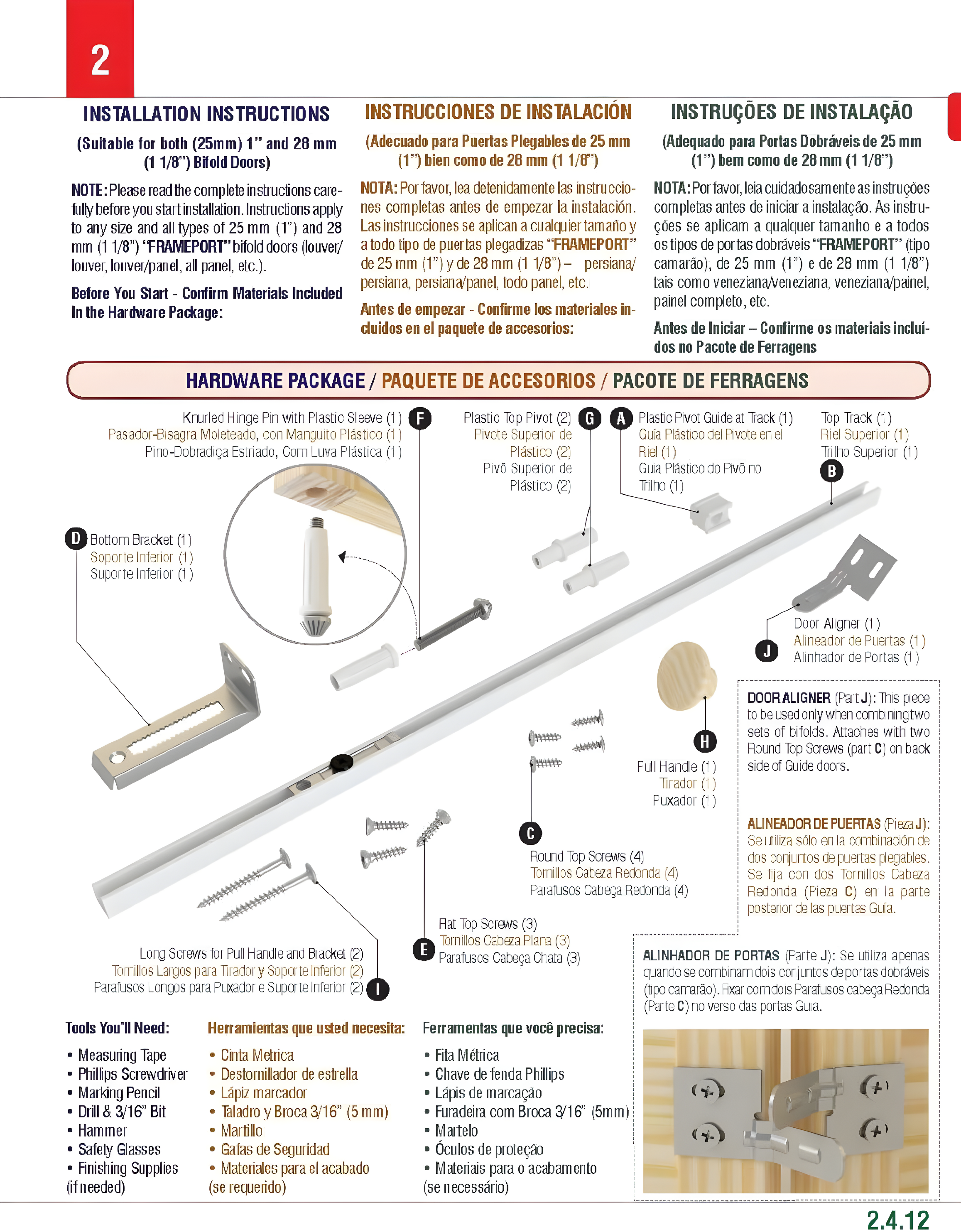 Kimberly Bay Louvered Wood Painted Plantation Bi-Fold Door
