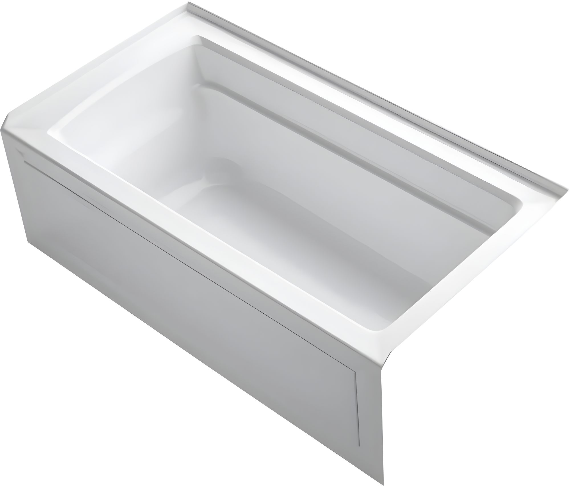 Archer® 60" x 32" Acrylic Alcove Soaking Bathtub with Comfort Depth