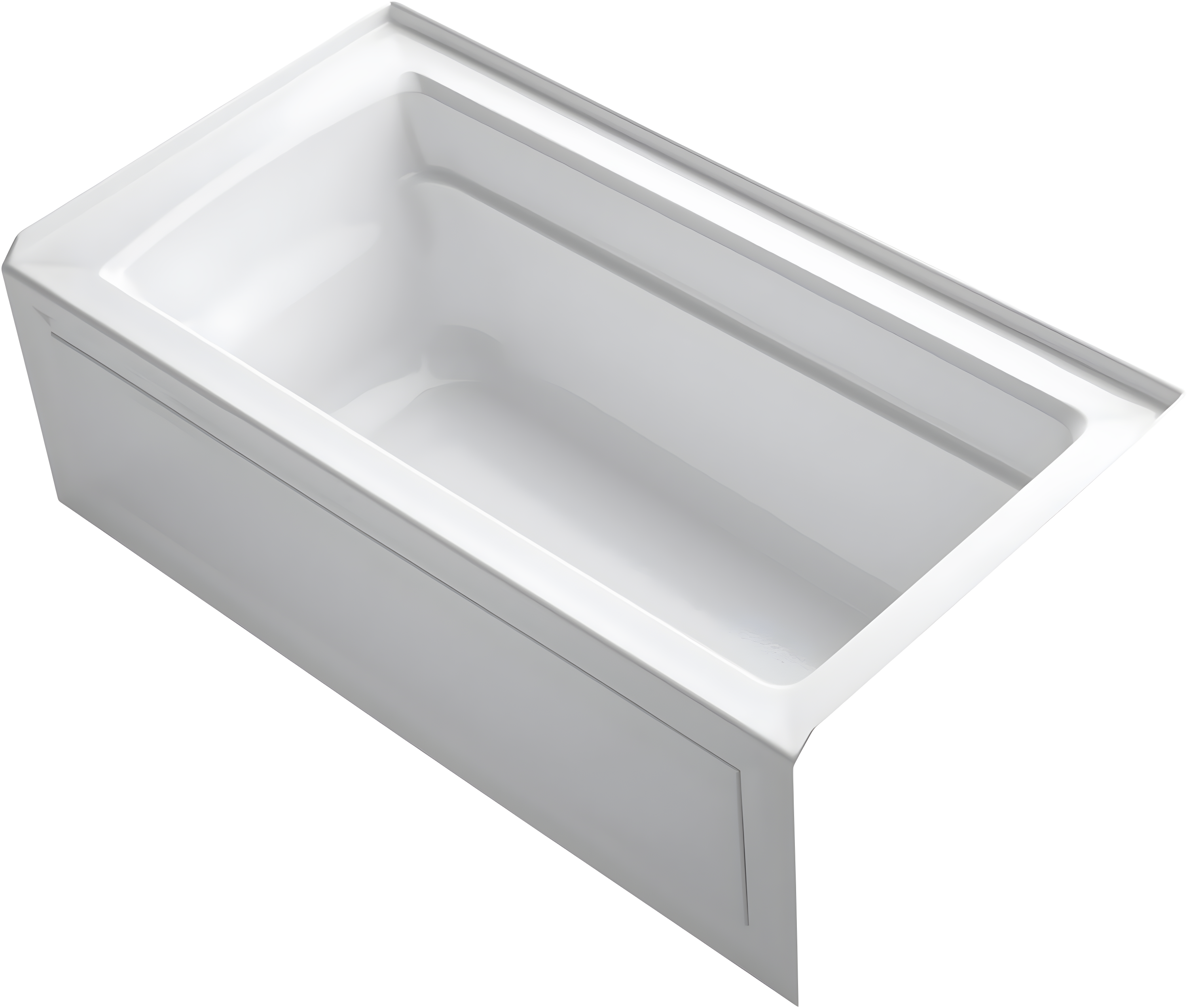 Archer® 60" x 32" Acrylic Alcove Soaking Bathtub with Comfort Depth