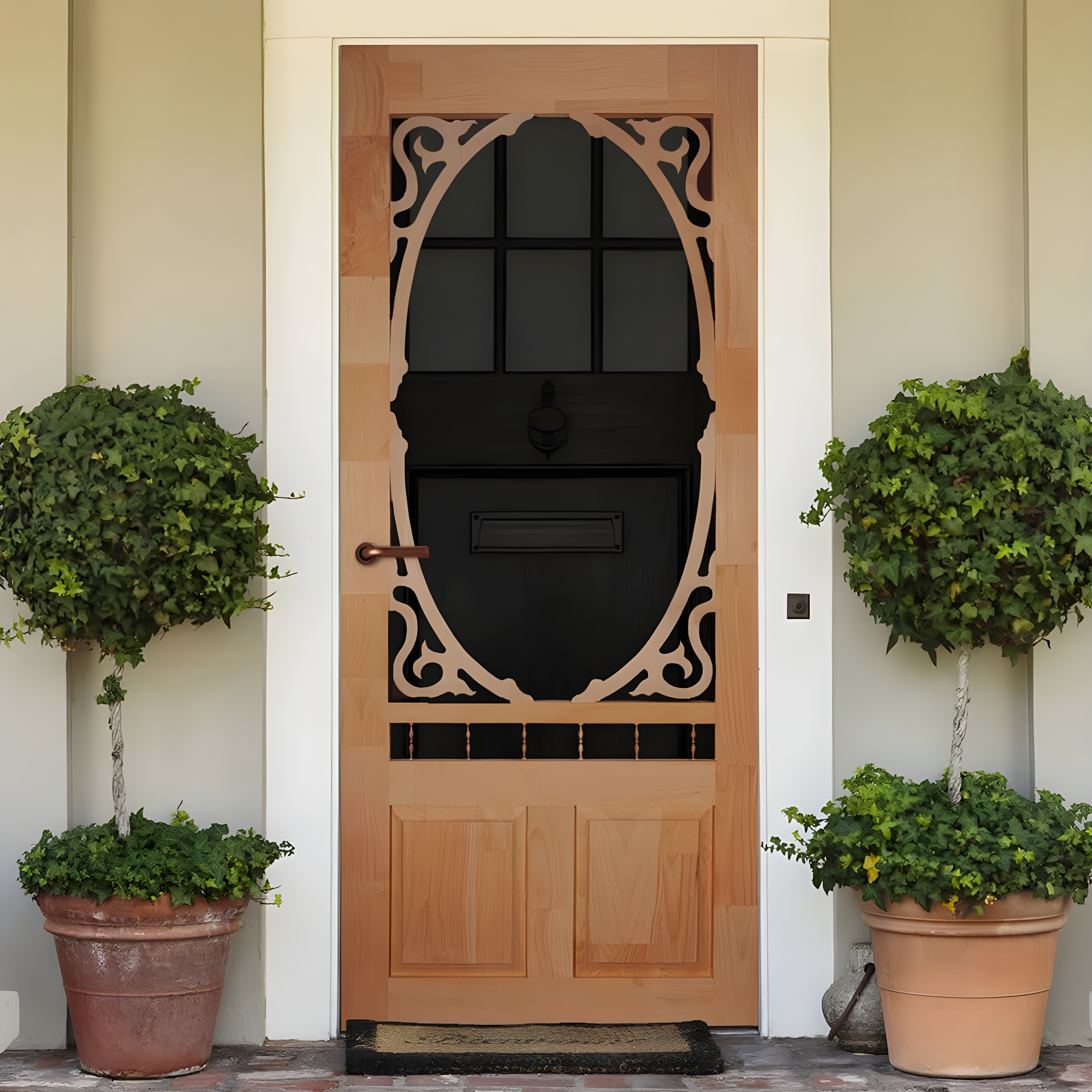 Kimberly Bay Unfinished Pine Slab Screen Doors & Reviews | Wayfair