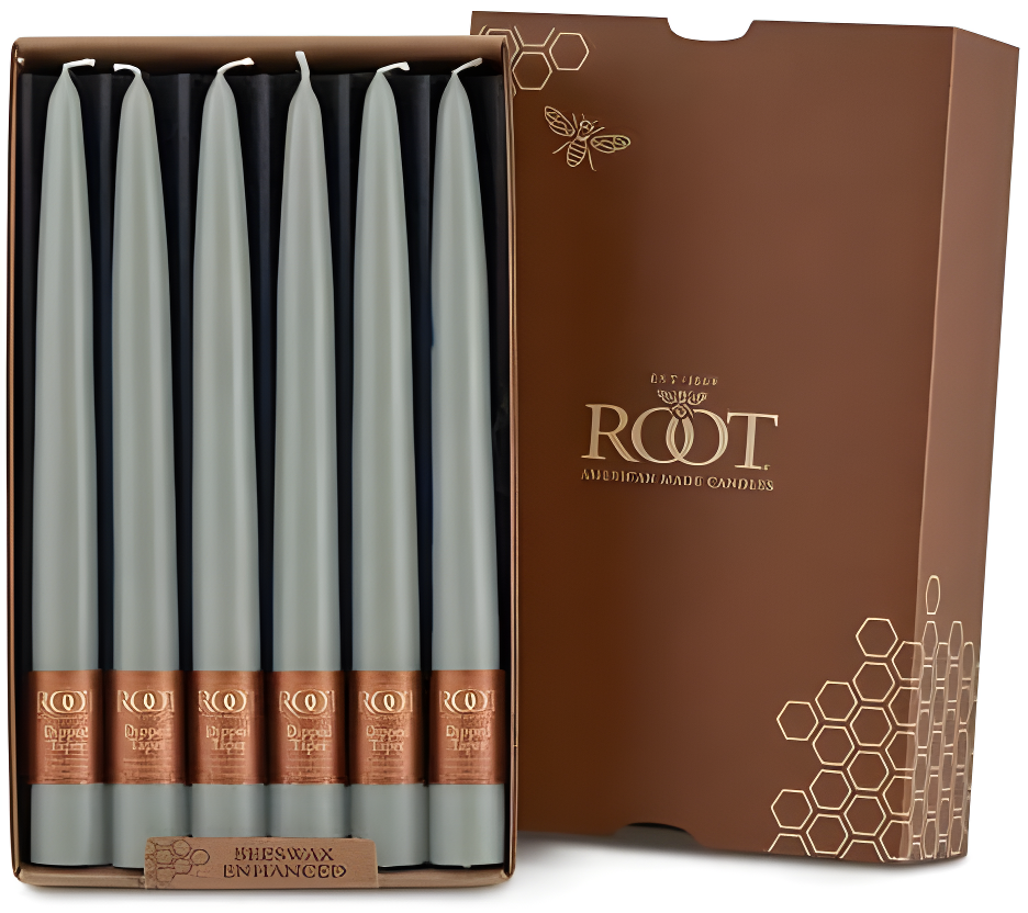 12 Piece Unscented Taper Candle Set