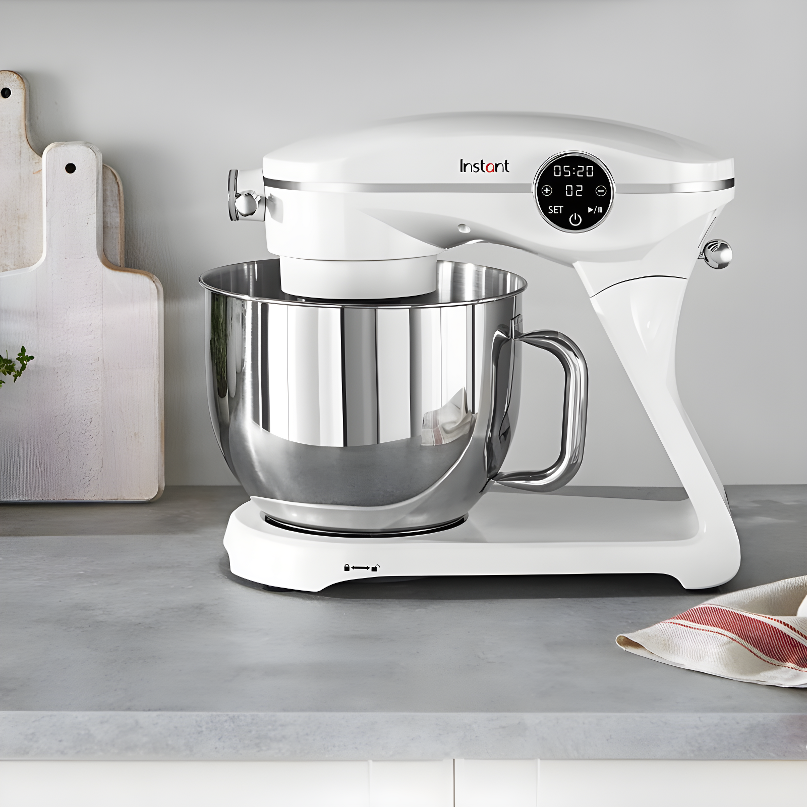 Instant Pot 7.4 QT Stand Mixer, Pearl
