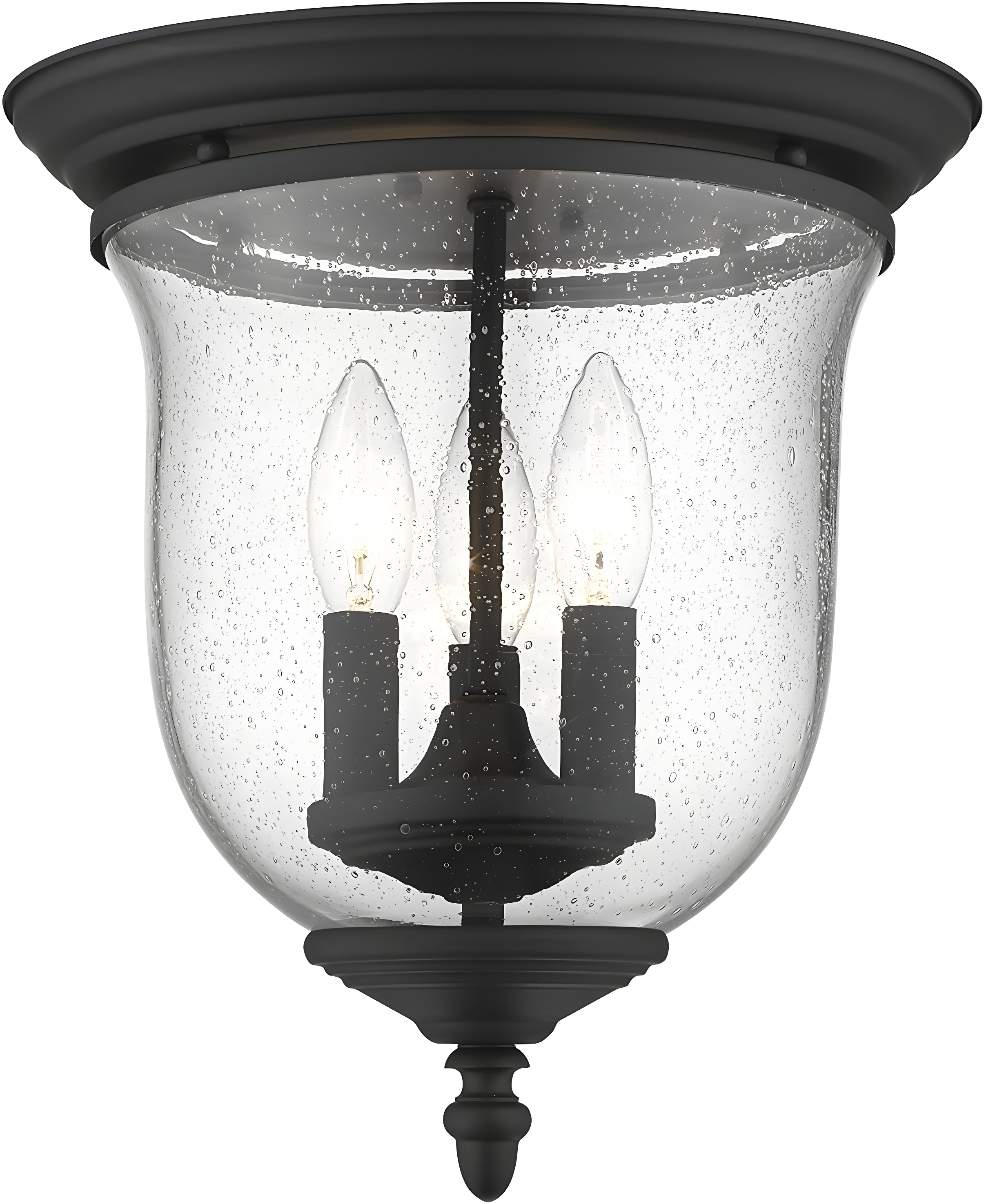 Livex Lighting Legacy 3 - Light Flush Mount in  Black
