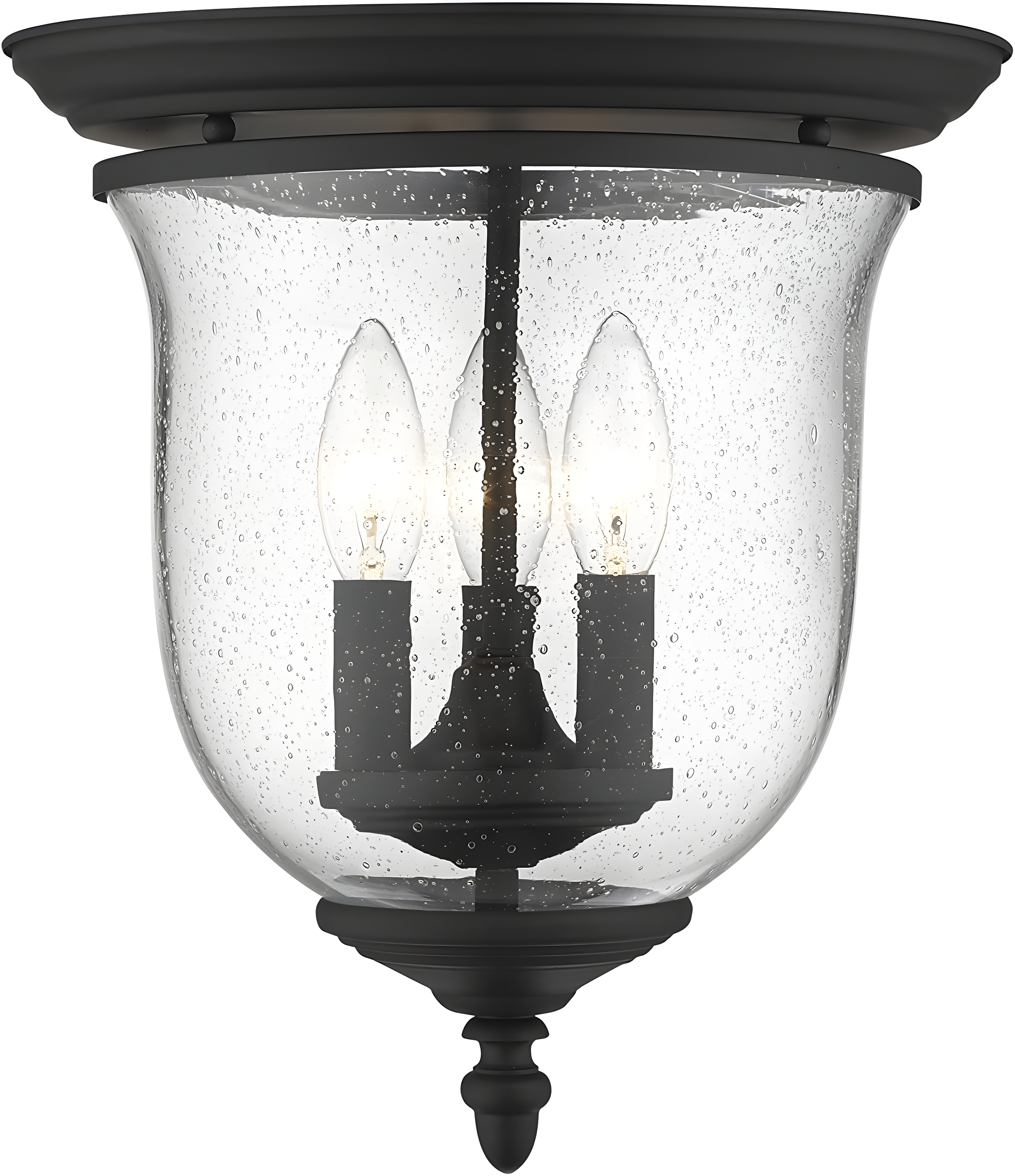Livex Lighting Legacy 3 - Light Flush Mount in  Black