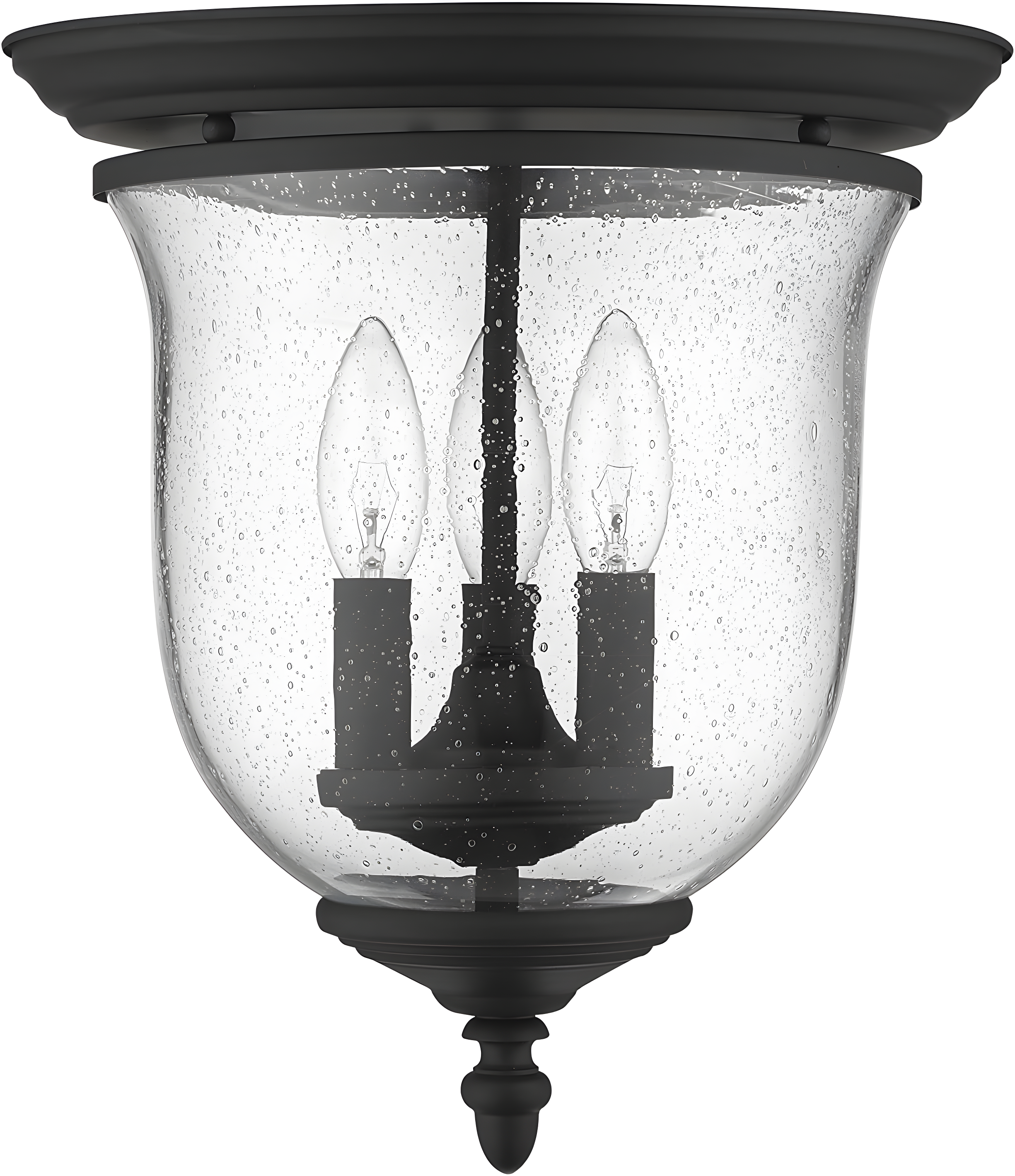 Livex Lighting Legacy 3 - Light Flush Mount in  Black