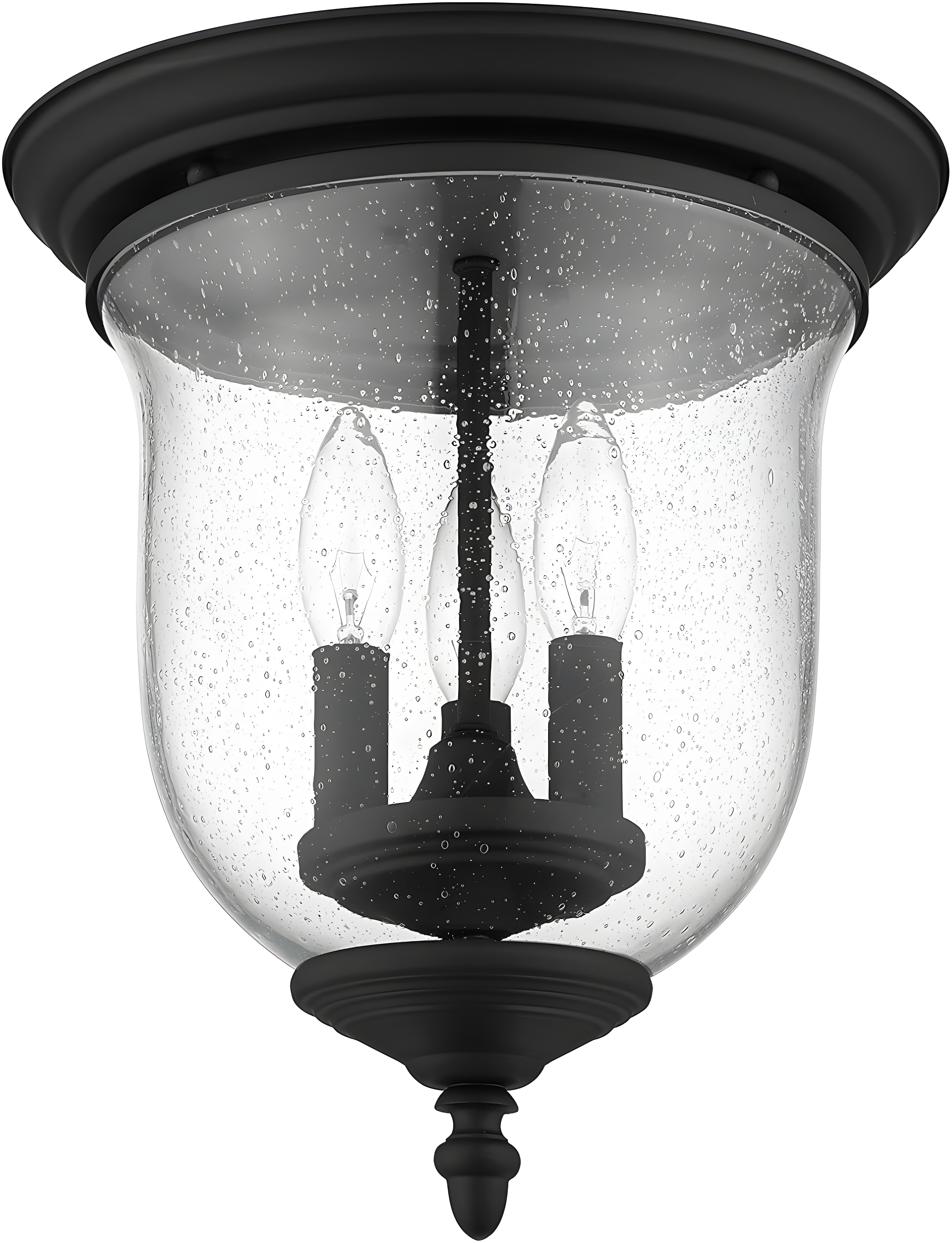 Livex Lighting Legacy 3 - Light Flush Mount in  Black