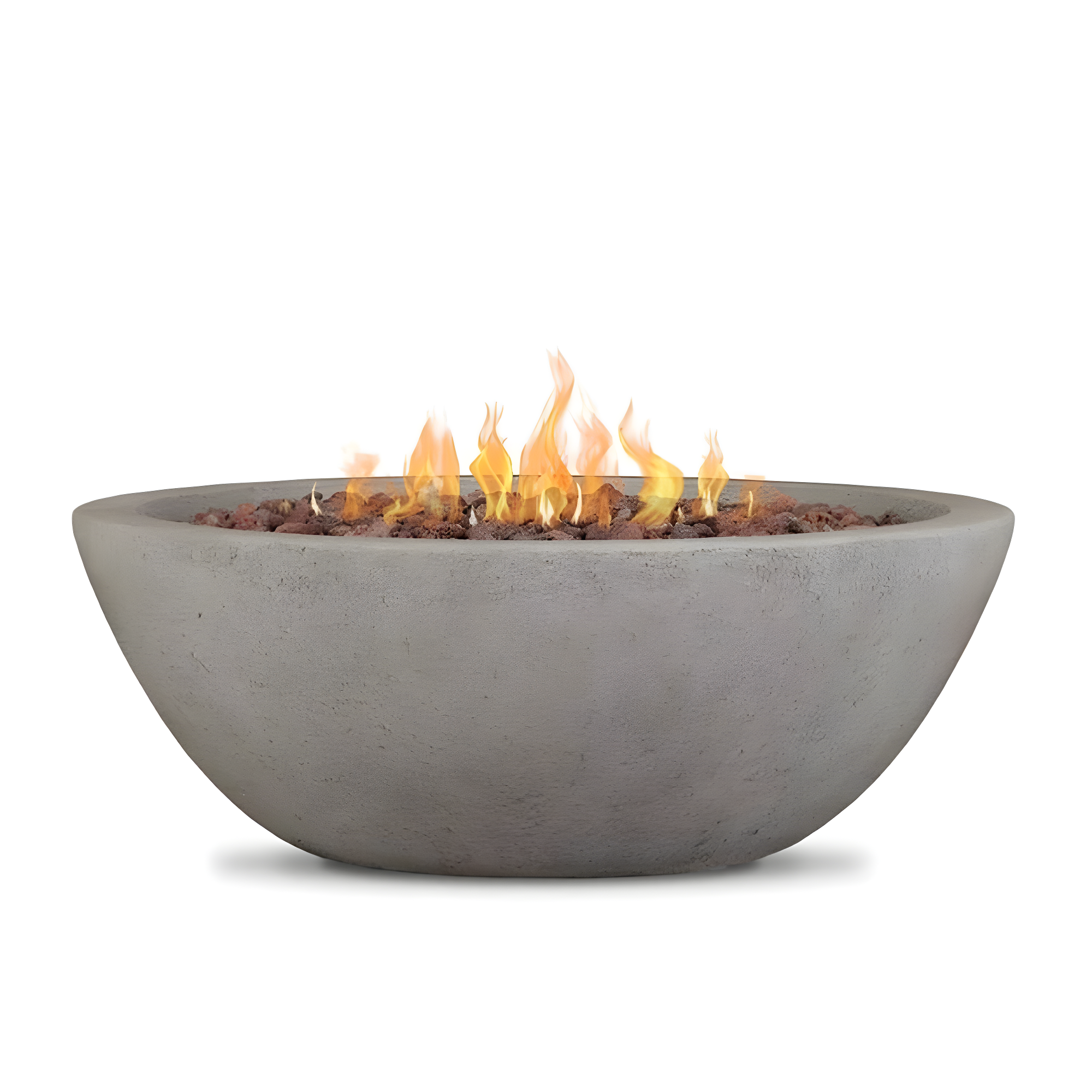 Fernanda Fire Bowl - Gray / Round