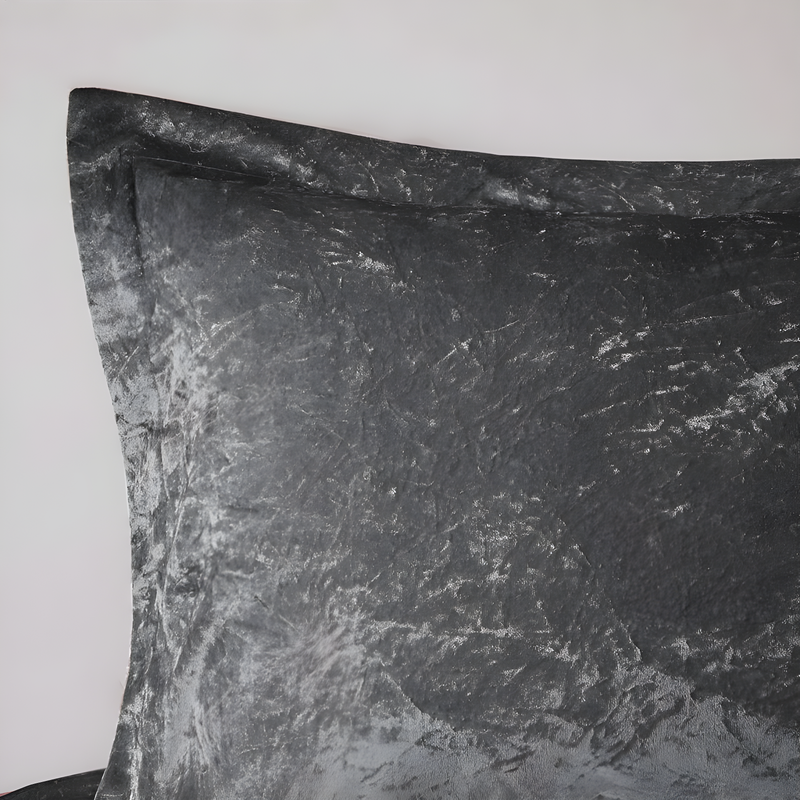 Felicia Crushed Velvet Comforter Set with Throw Pillow