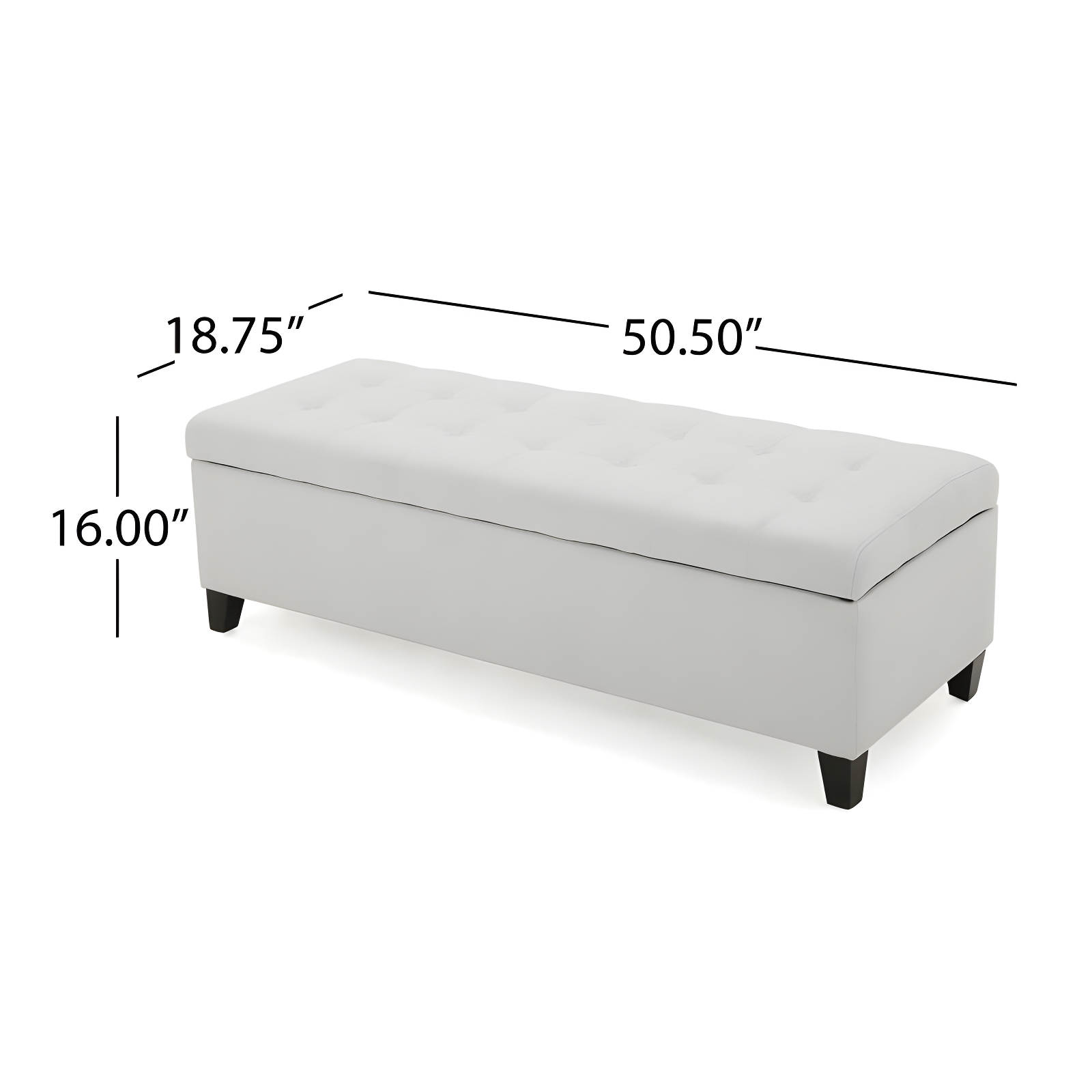 Mission Storage Ottoman - Light Gray - Christopher Knight Home