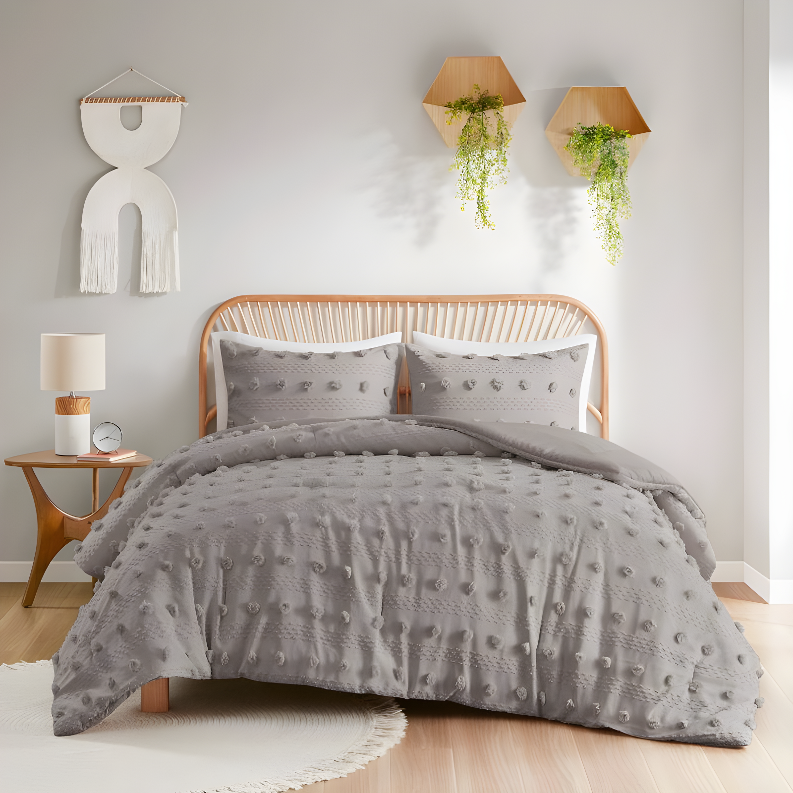 Clip Jacquard Comforter Set