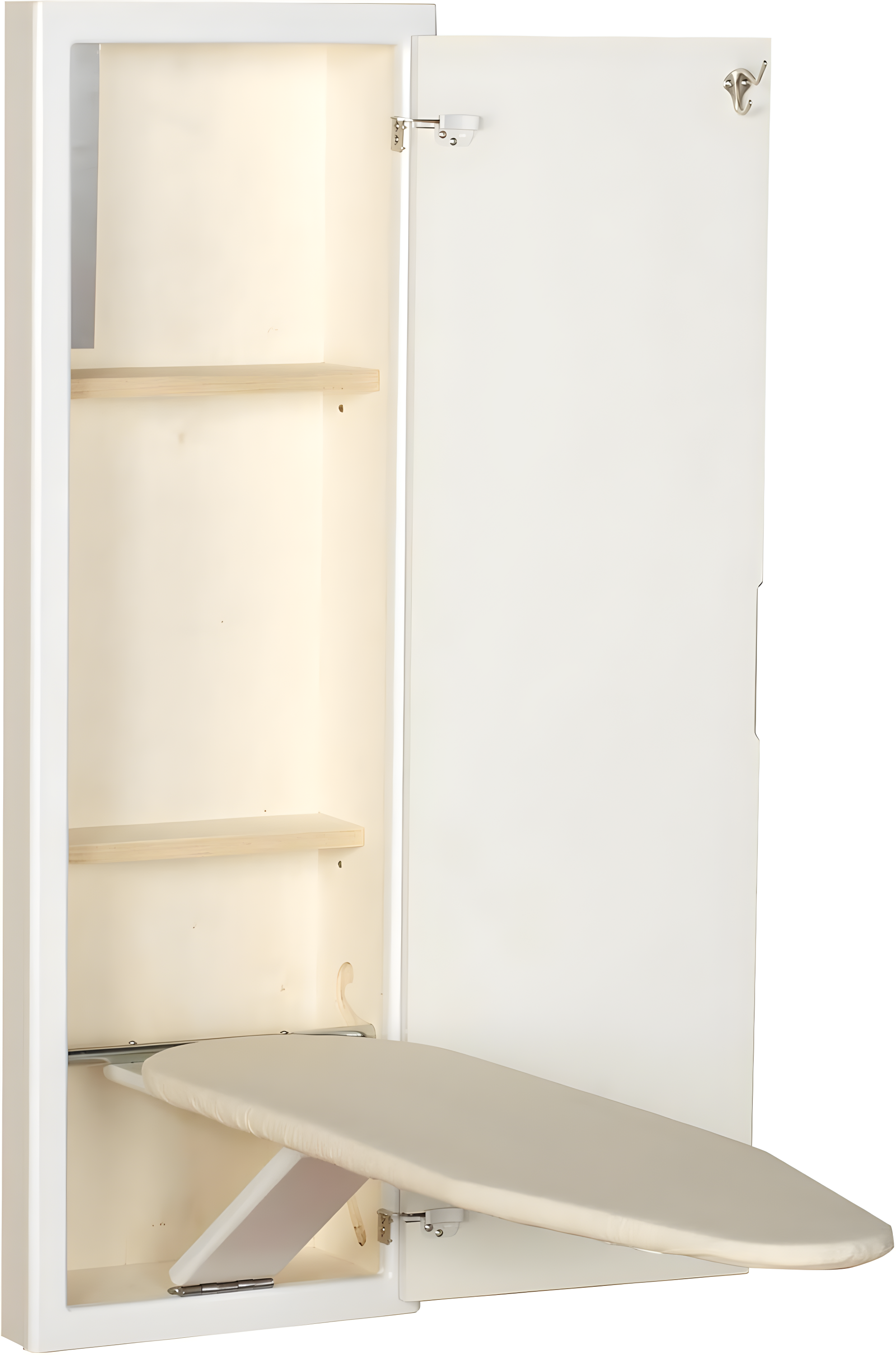Household Essentials Ironing Board Cabinet, White