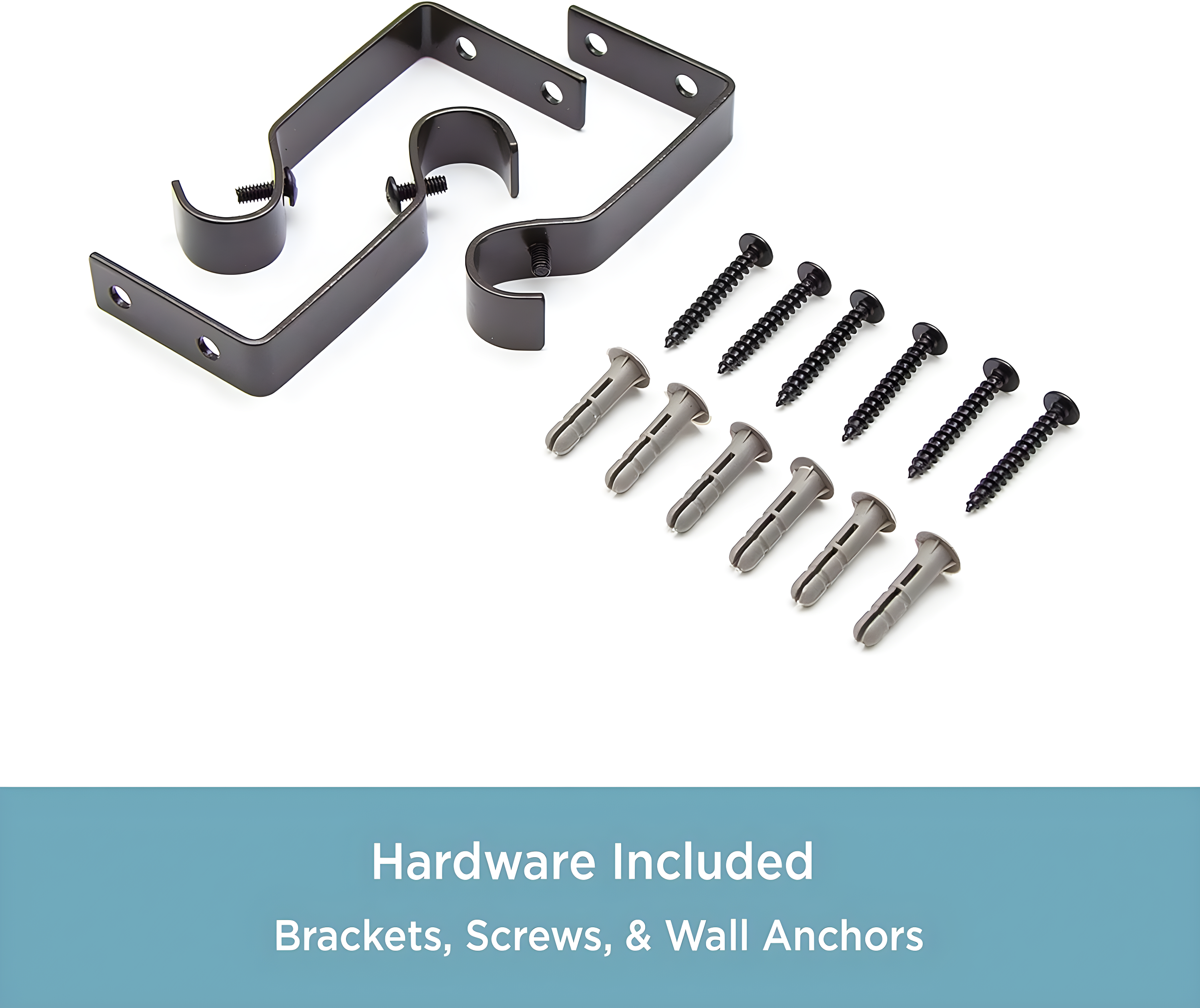 Kenney Richmond Kenney Sanders 5/8" Standard Decorative Window Curtain Rod