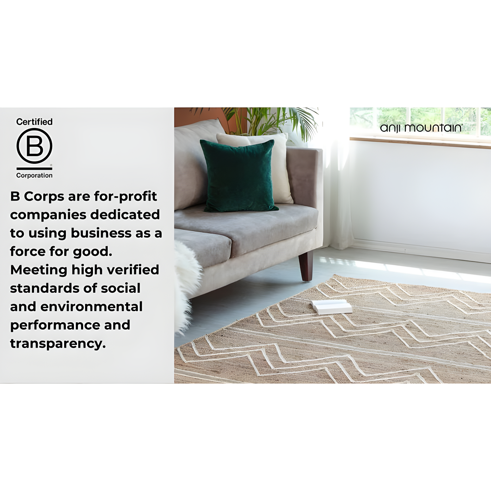 Anji Mountain Bilbao Straight Rectangular Chair Mat