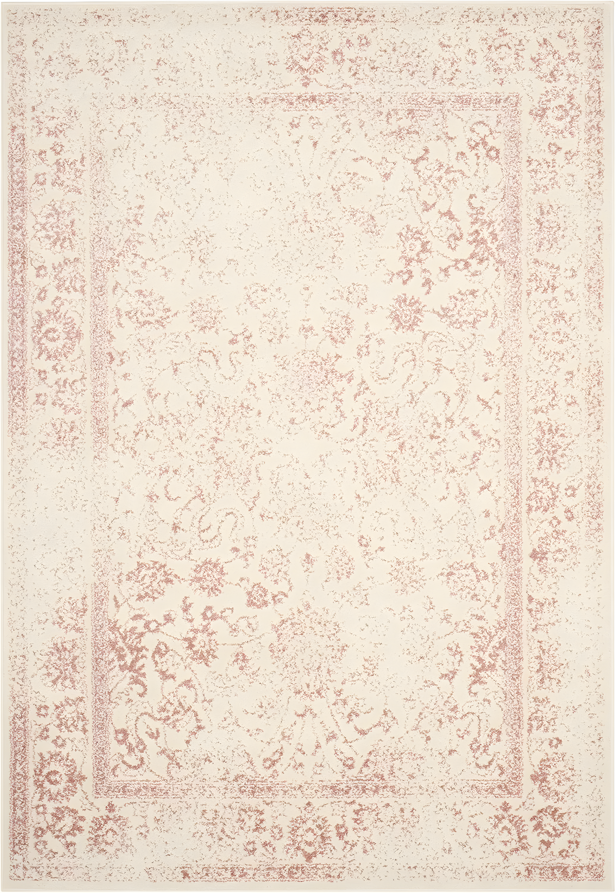 Adirondack ADR109 Machine Made Indoor Area Rug - Ivory/Rose - 6'x9' - Safavieh