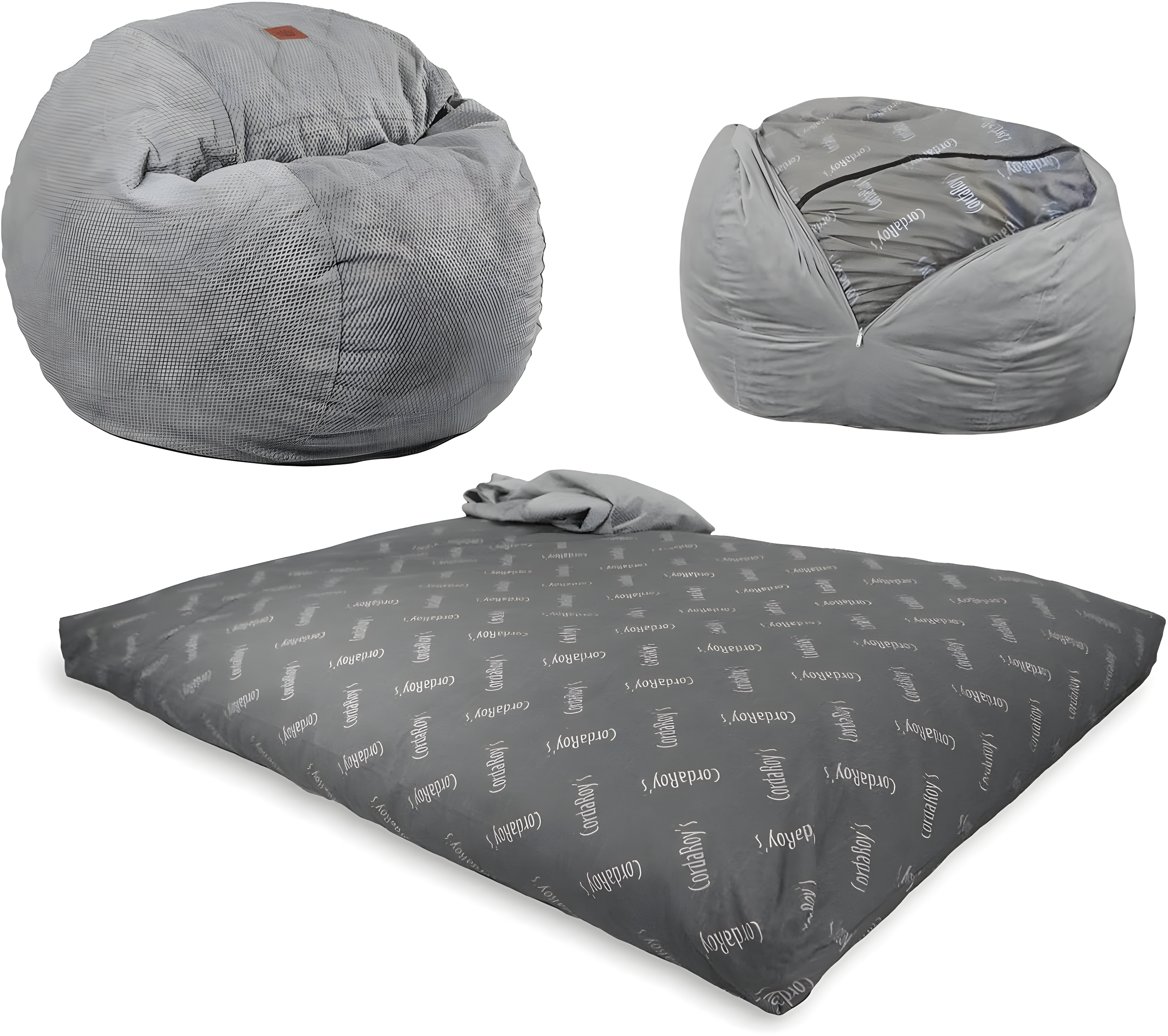 CordaRoy's CordaRoy's Chenille Convertible Bean Bag Chair