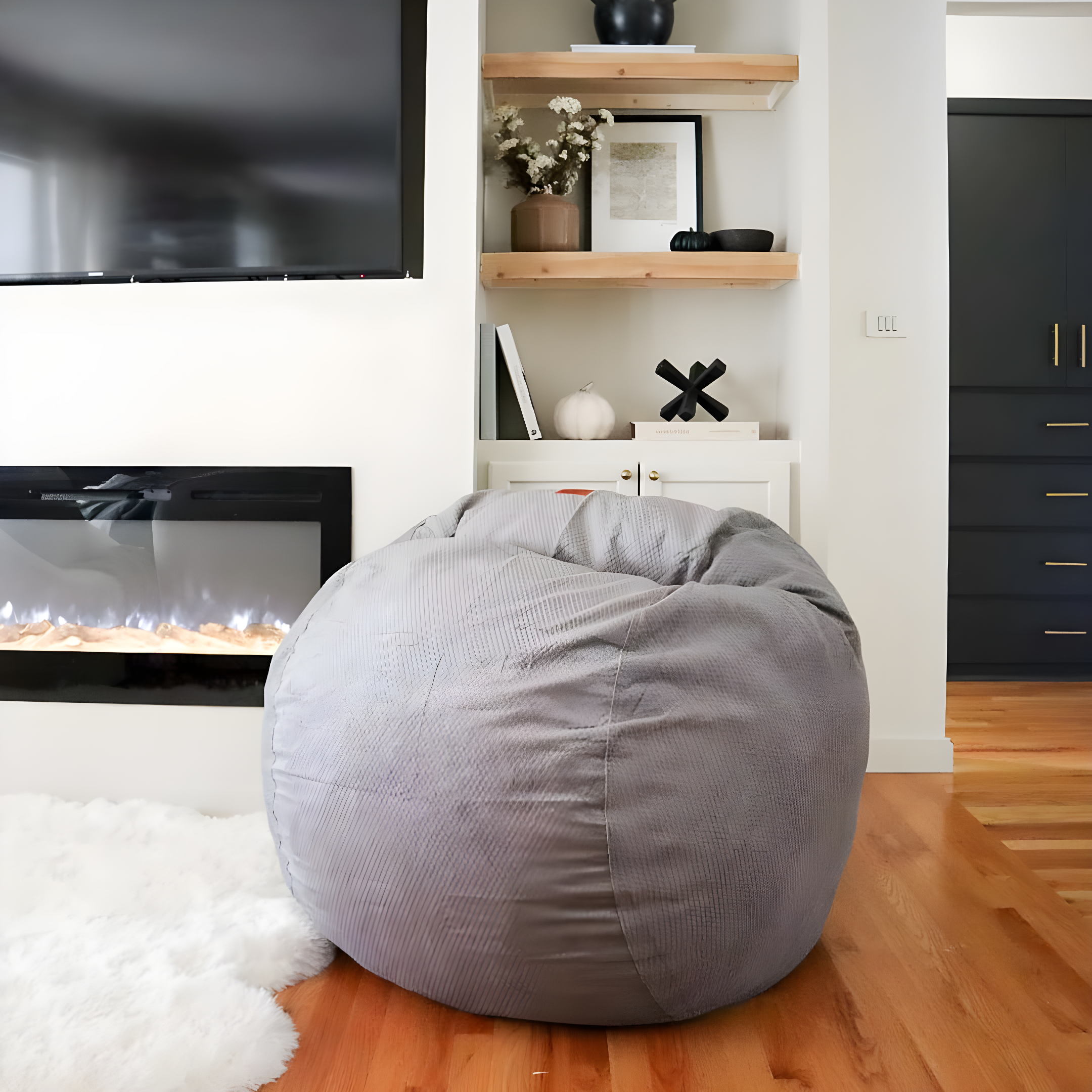 CordaRoy's CordaRoy's Chenille Convertible Bean Bag Chair