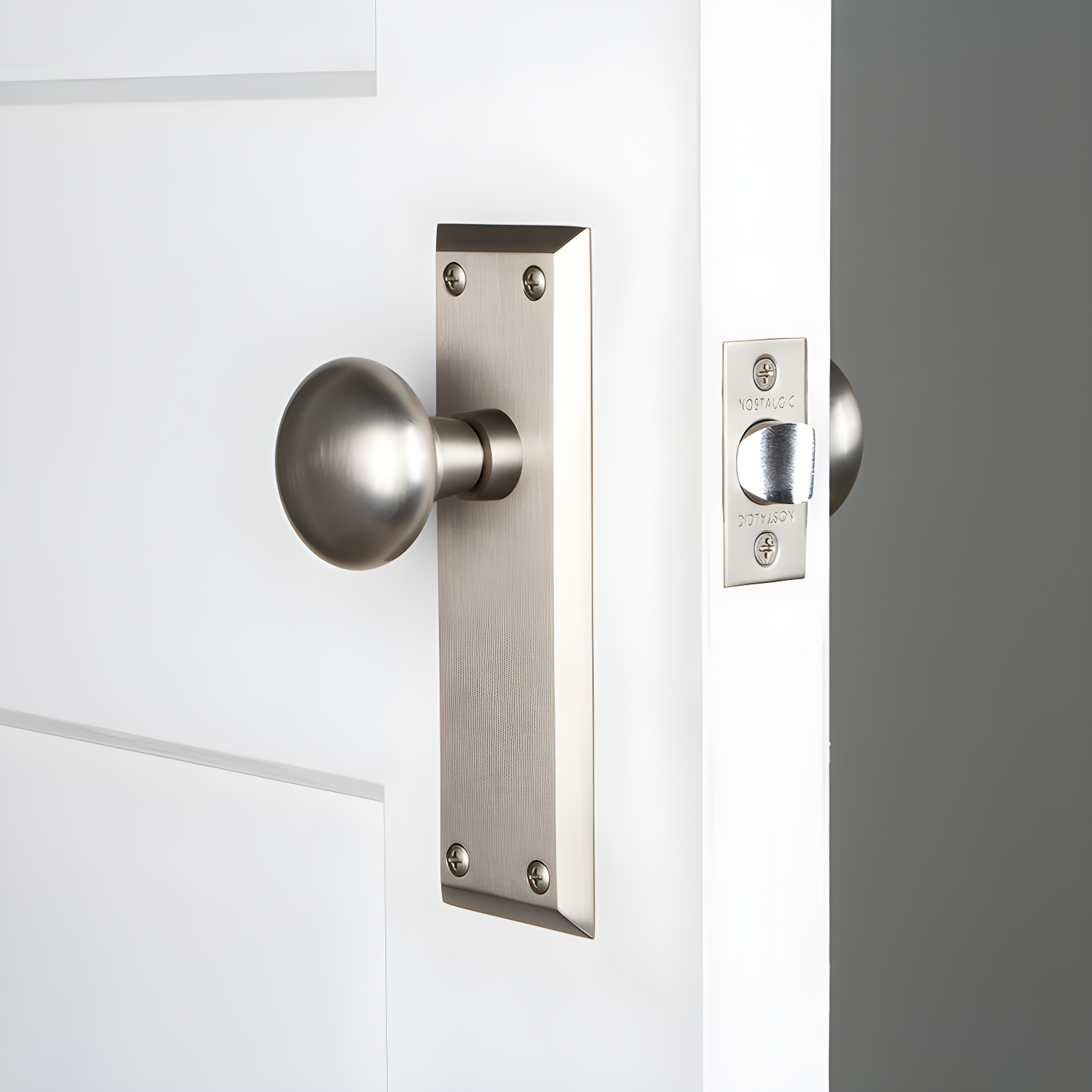 New York Plate with New York Door Knob