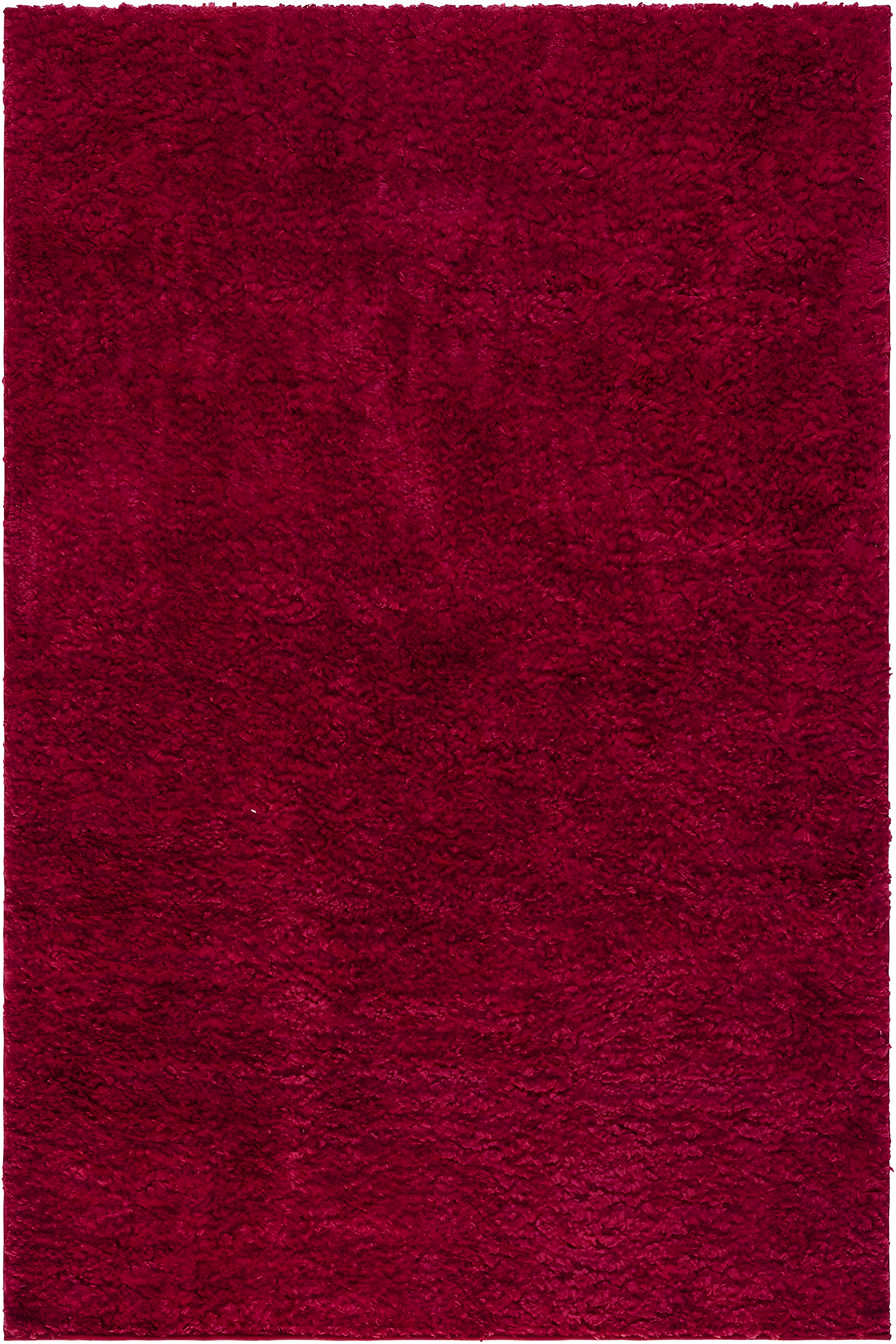August Shag 900 AUG900 Power Loomed Indoor Area Rug - Red - 4'x6' - Safavieh