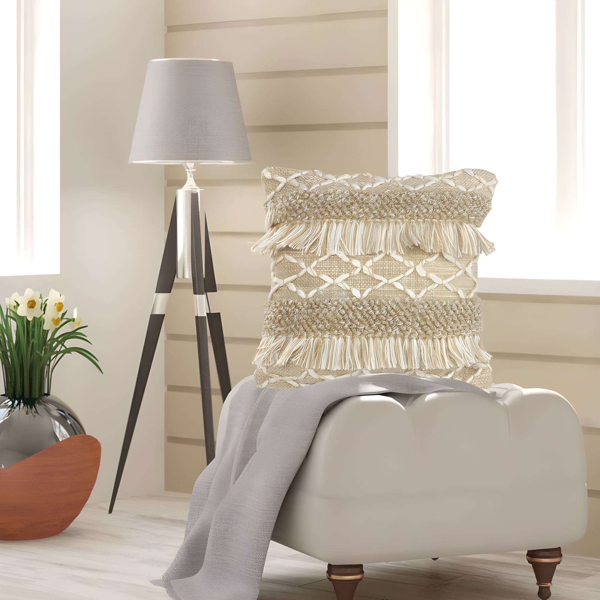 Dover Geometric Throw Pillow