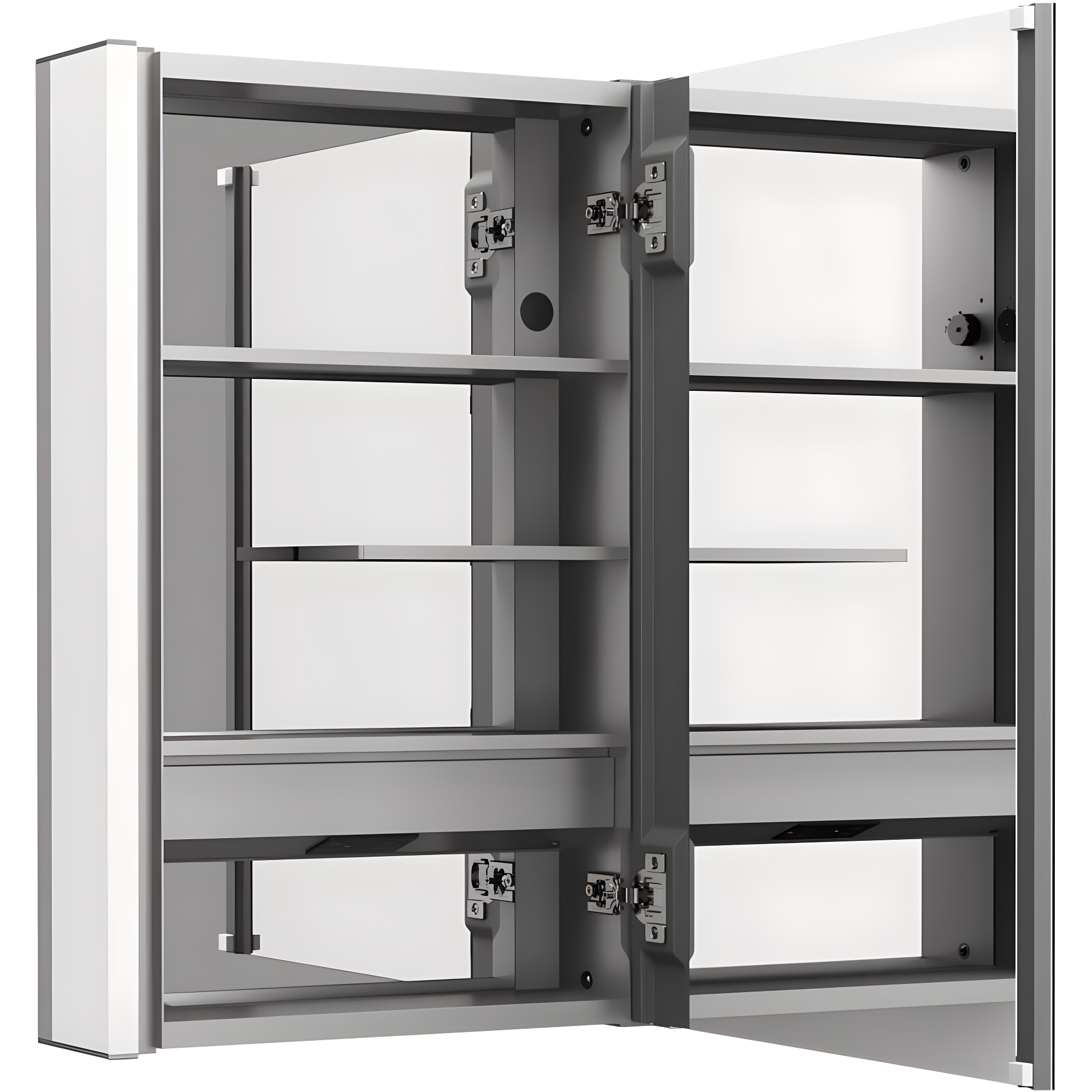 Kohler K-81144-SLE-DA1 Maxstow Surface Mount Frameless Medicine Cabinet with LED Lighting