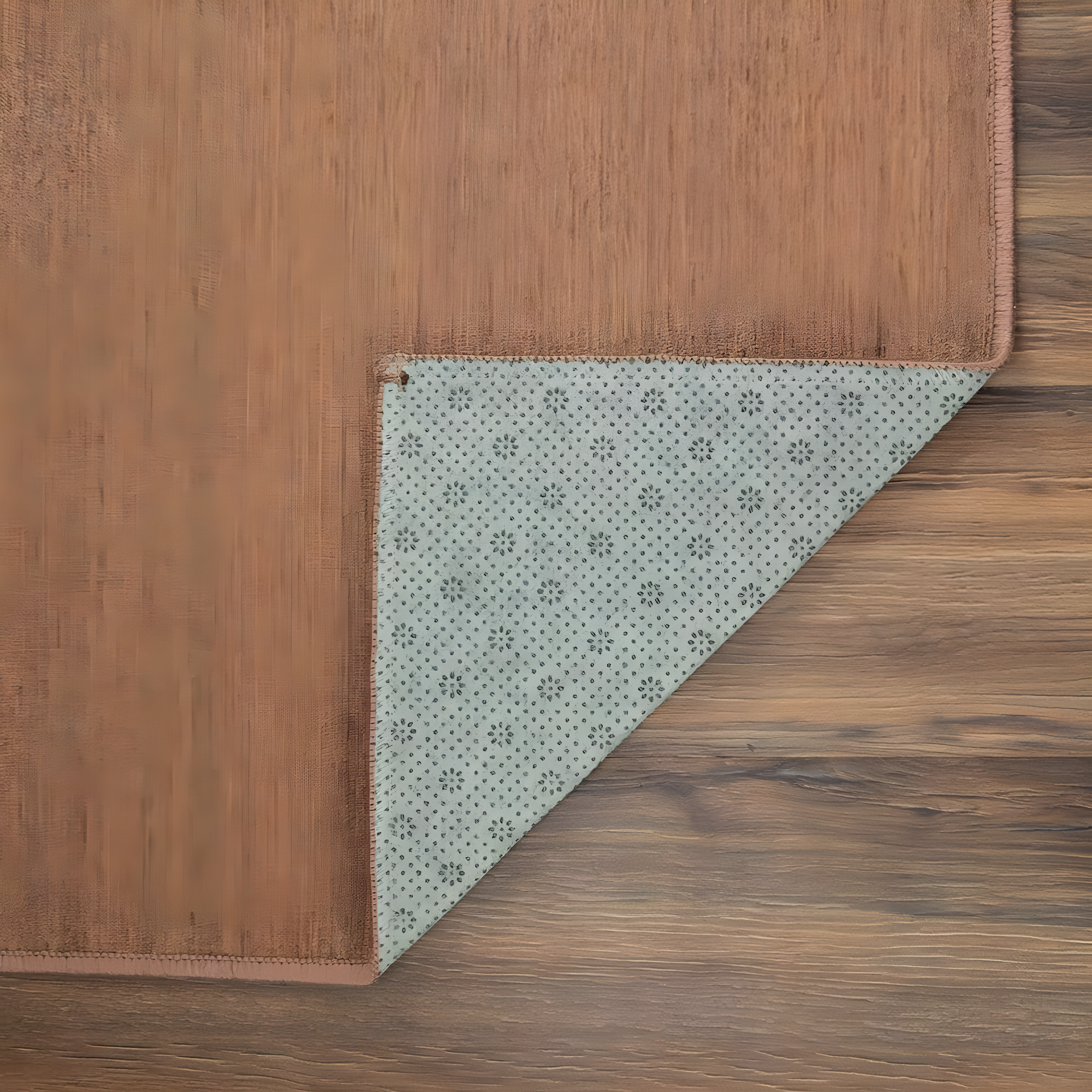 My Magic Carpet Solid Espresso Flatweave Brown Area Rug