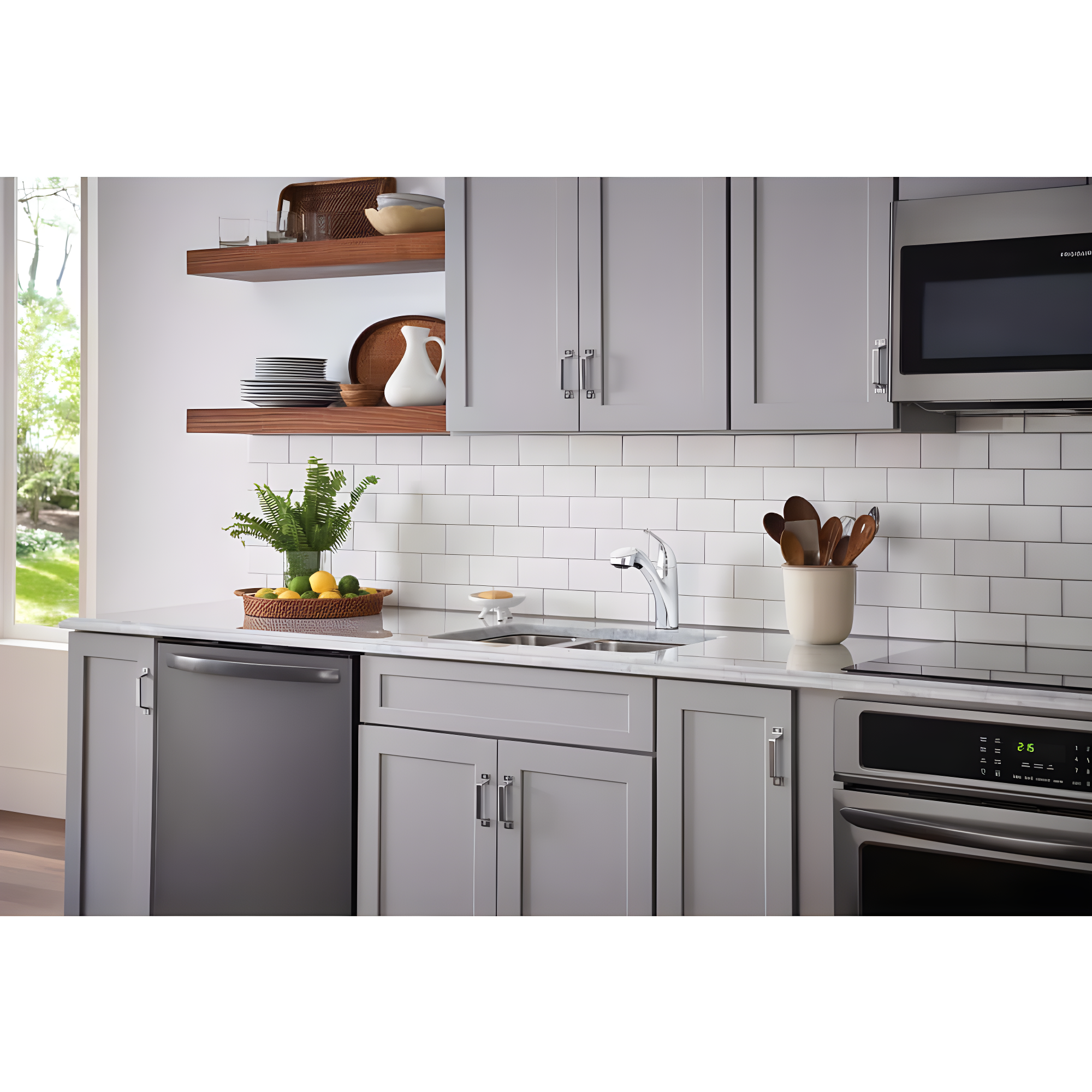 Moen 87557 Brecklyn Single-Handle Pull-Out Sprayer Kitchen Faucet with Power Clean in Chrome