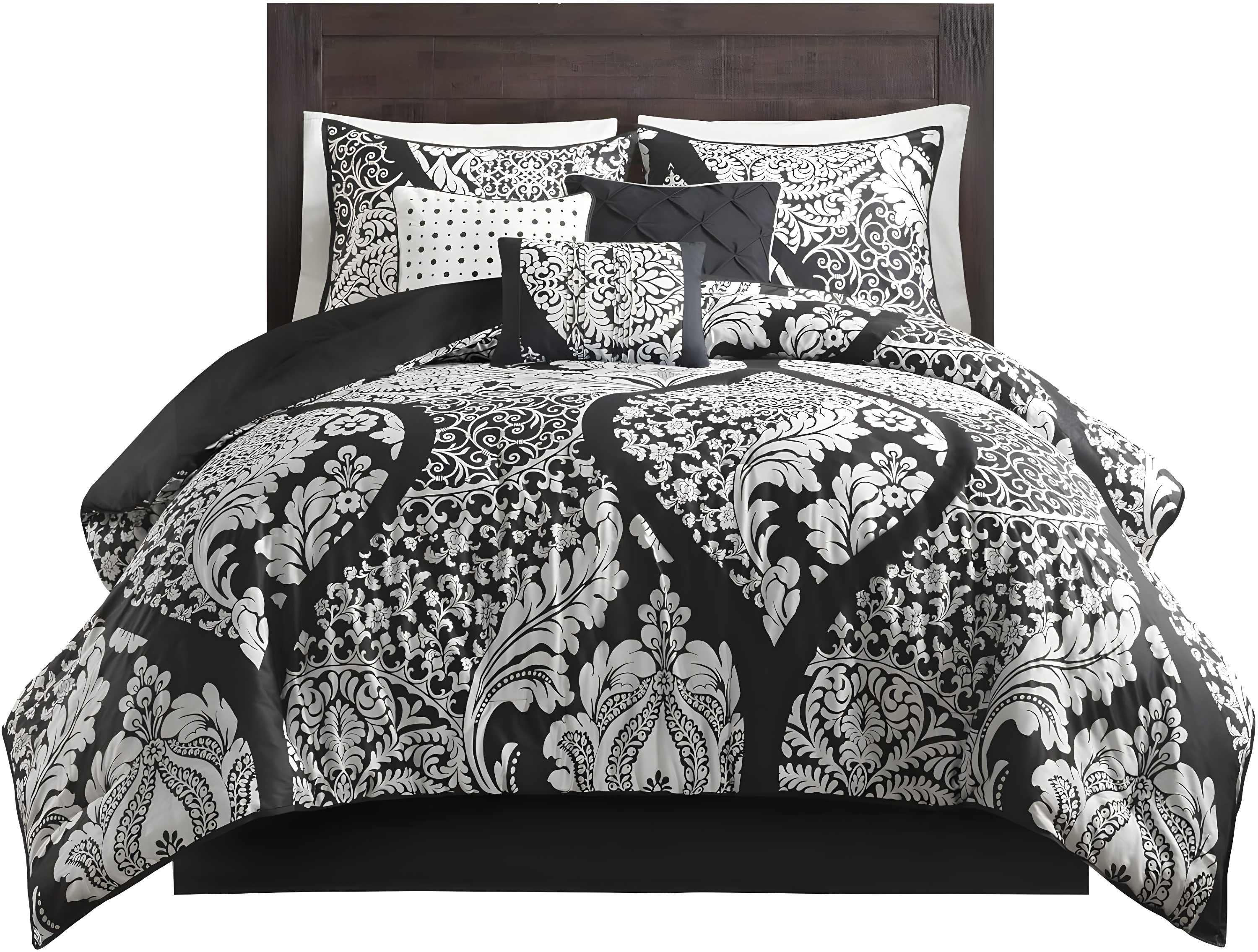 Madison Park Vienna 7 Piece Cotton Printed Comforter Set