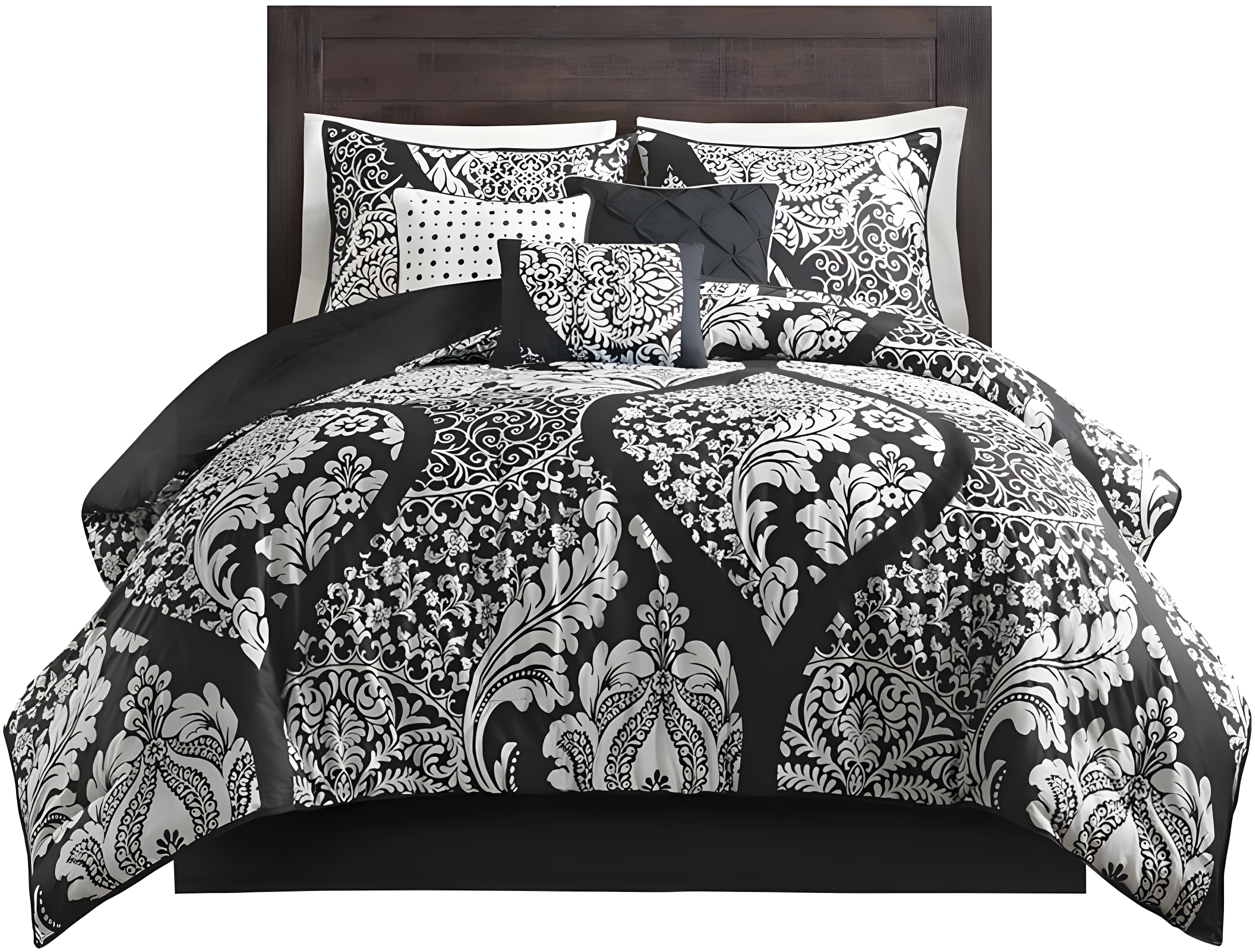 Madison Park Vienna 7 Piece Cotton Printed Comforter Set