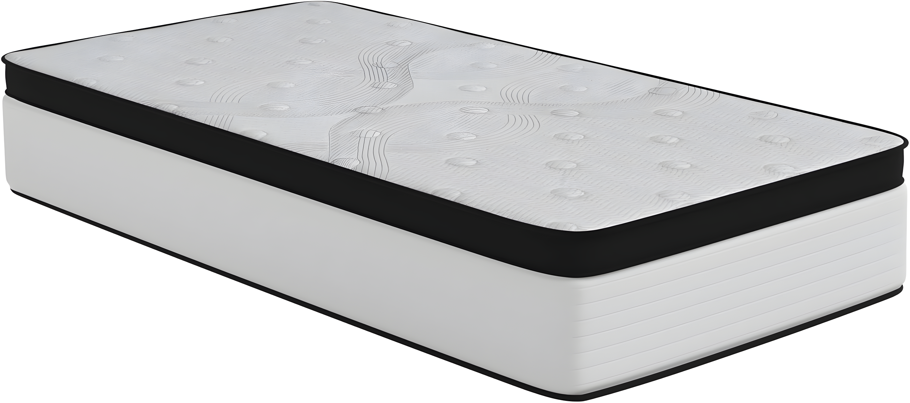 Merrick Lane 12 Inch Extra Firm Twin Hybrid Pocket Spring & CertiPUR-US Certified Foam Mattress in a Box