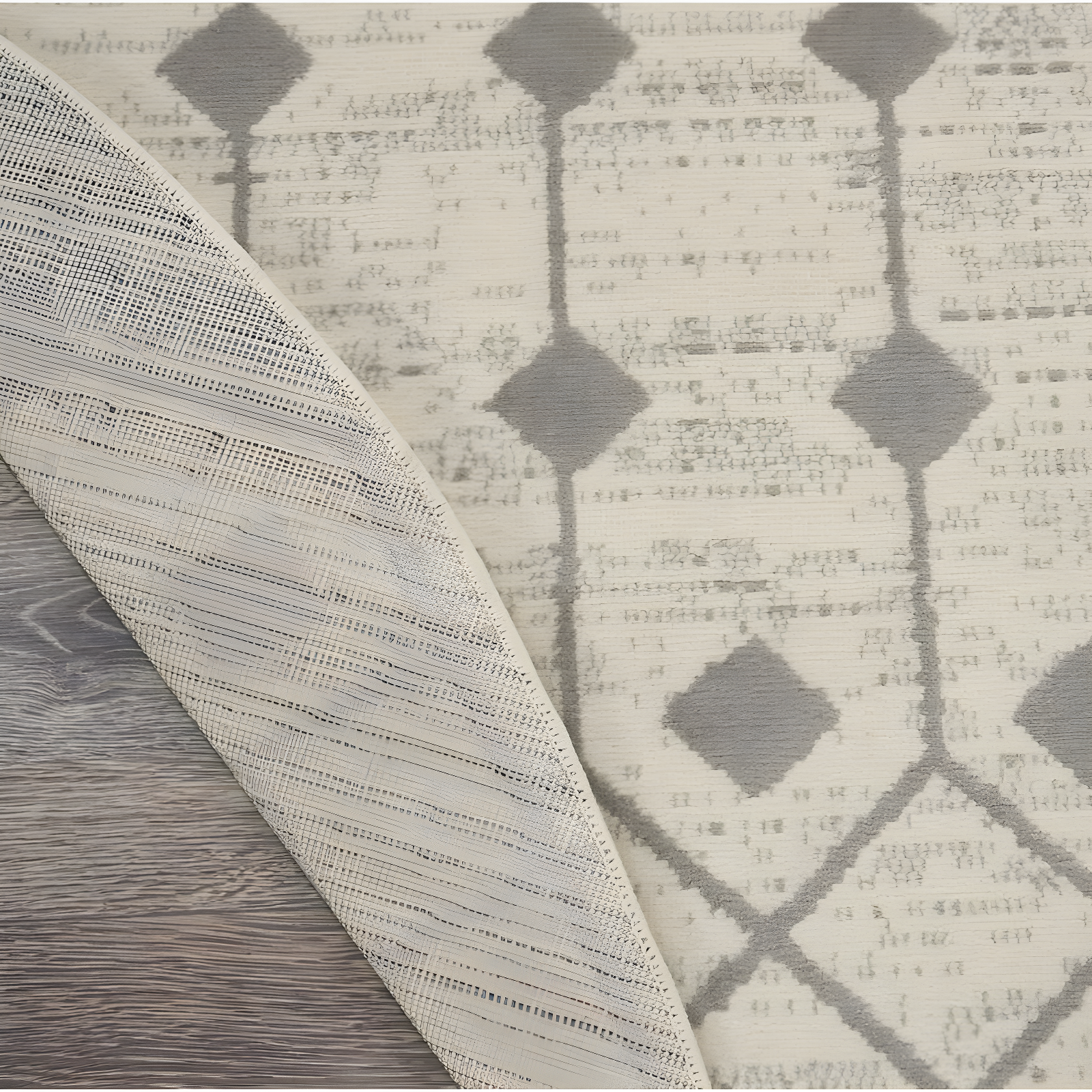 Nourison Grafix GRF37 Indoor Area Rug Ivory/Grey 5'3" x ROUND