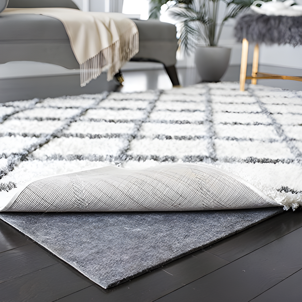 Dura Pad PAD130 Power Loomed Indoor Rug Pad - Grey - 5' x 7' - Safavieh