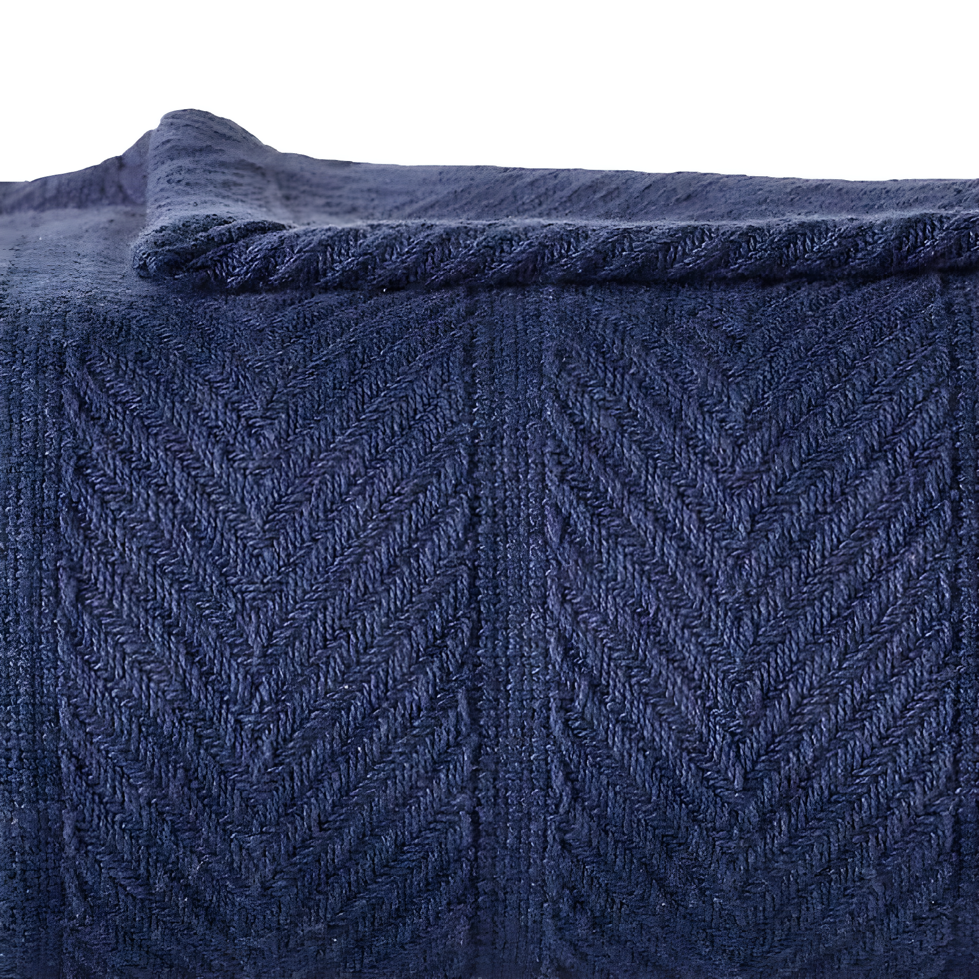 Eddie Bauer Herringbone Cotton Reversible Blanket