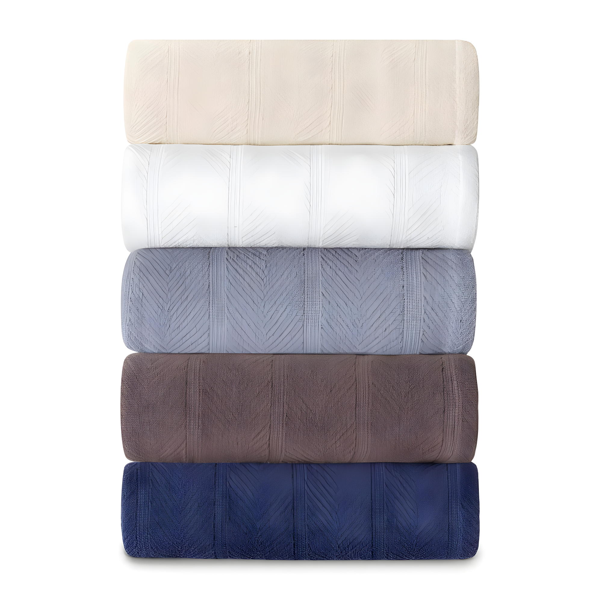 Eddie Bauer Herringbone Cotton Reversible Blanket
