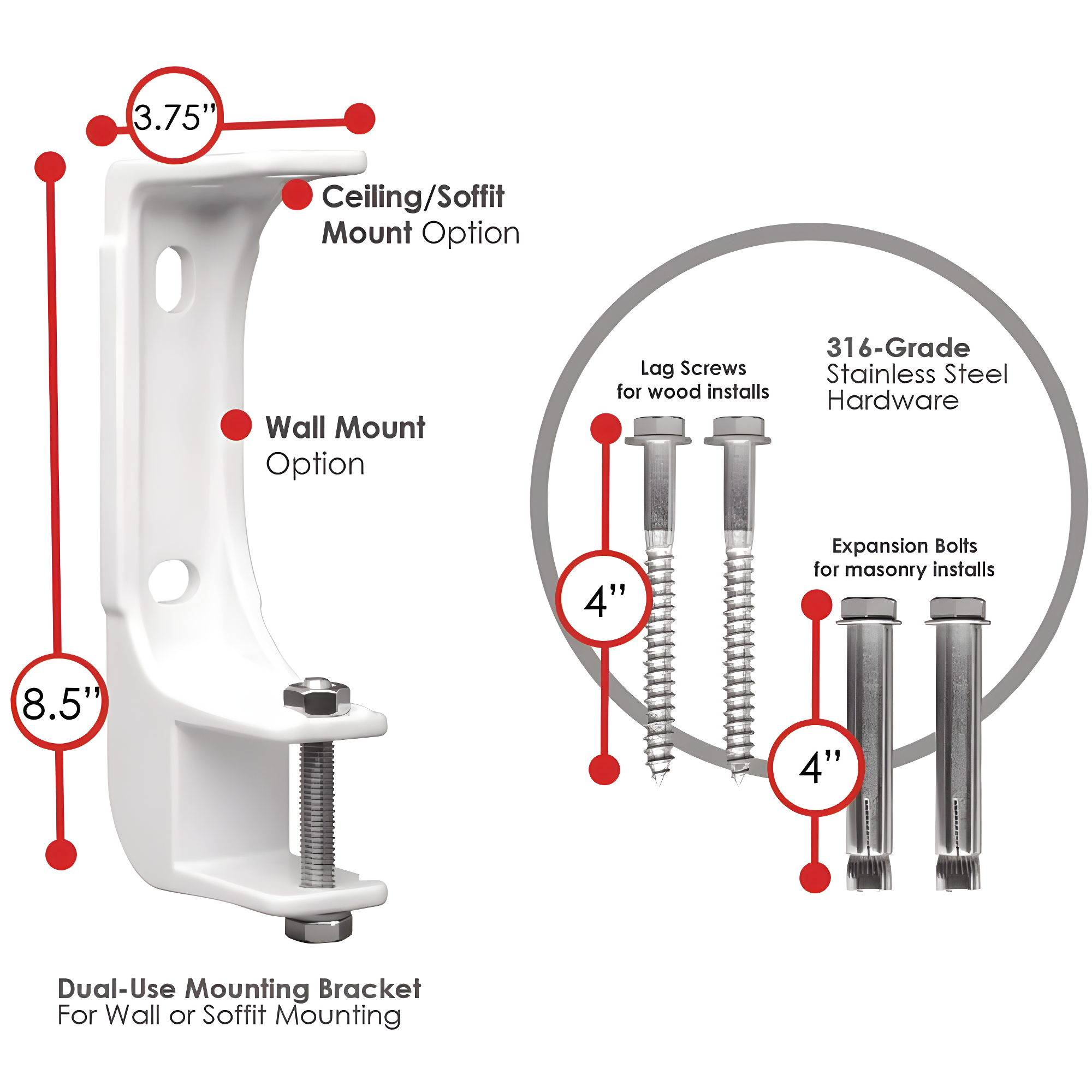 Advaning 10.5'' Fabric, Metal Cover Retractable Patio Awning
