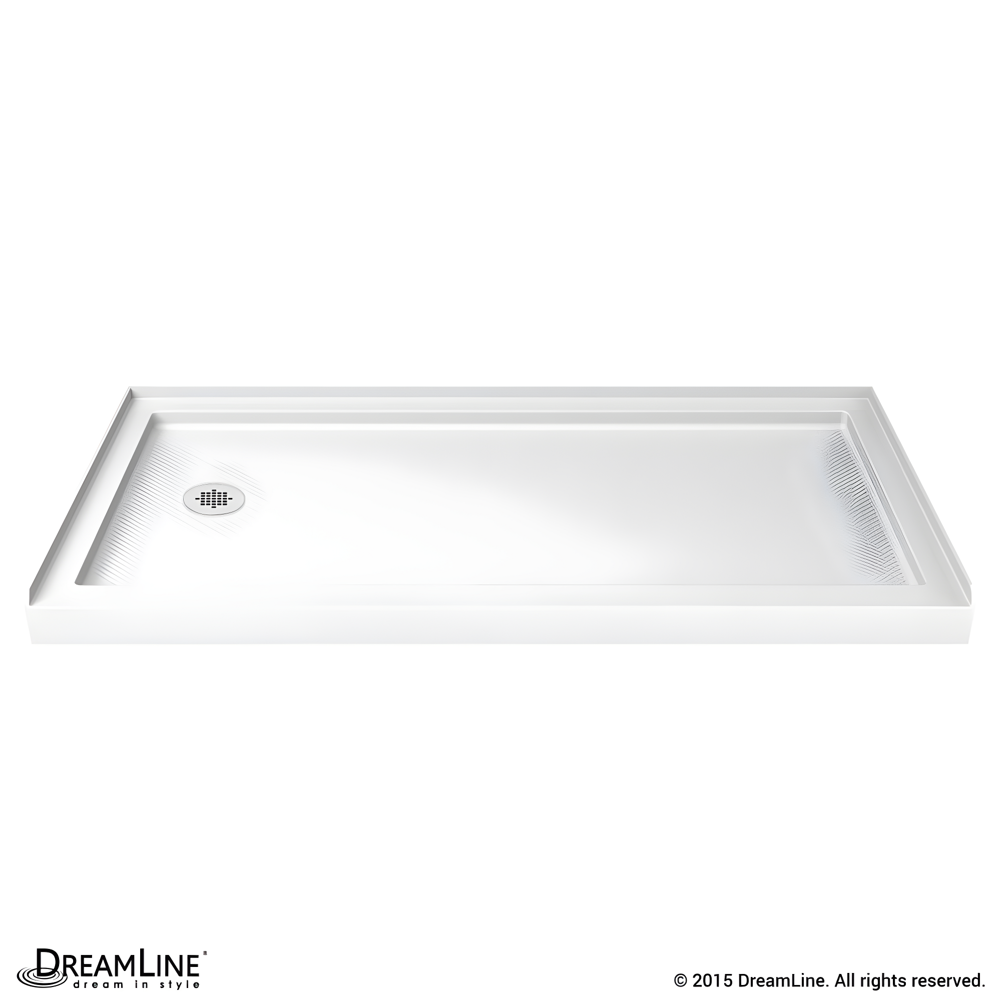 SlimLine 60" x 30" Single Threshold Shower Base