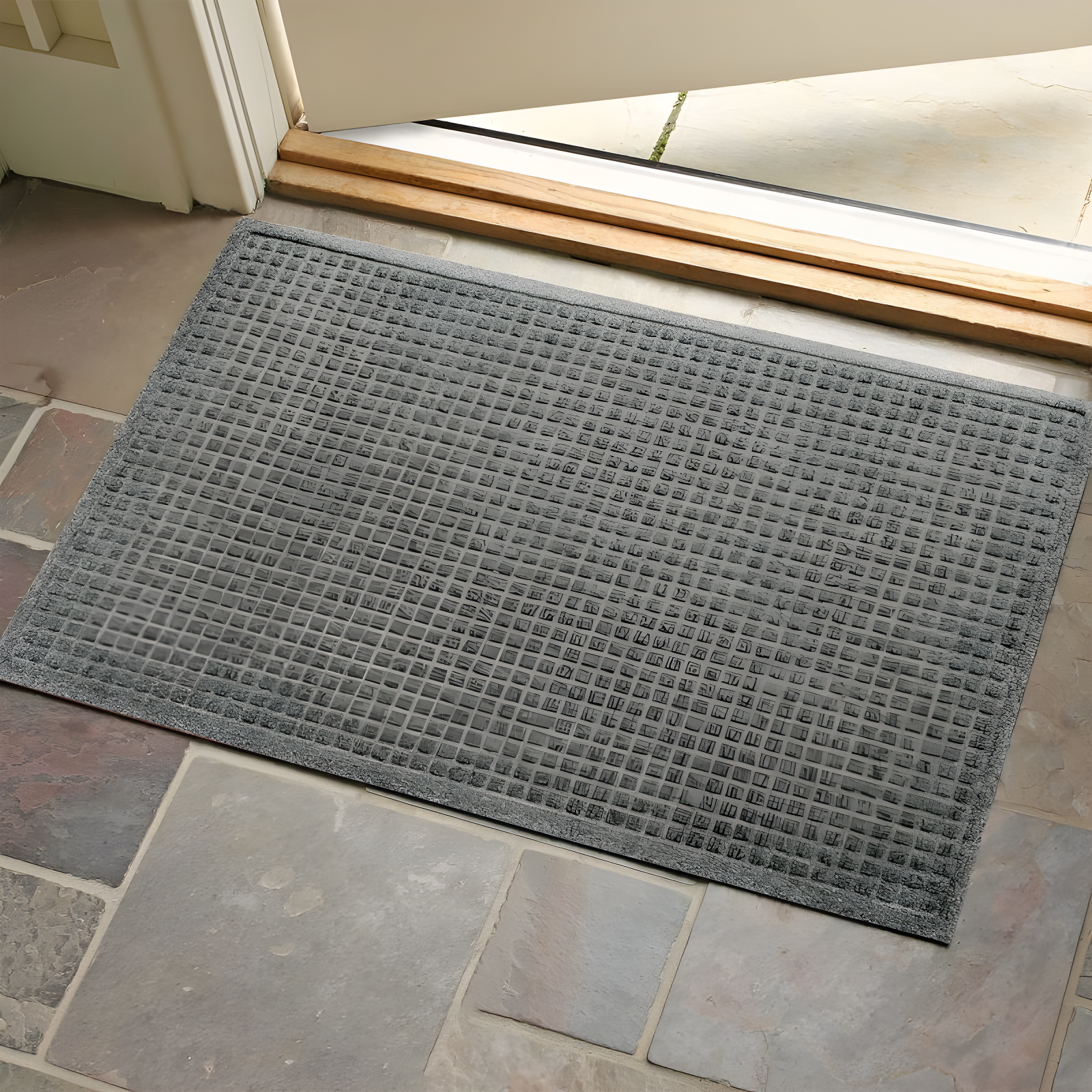 WaterHog Squares Indoor Outdoor Door Mat