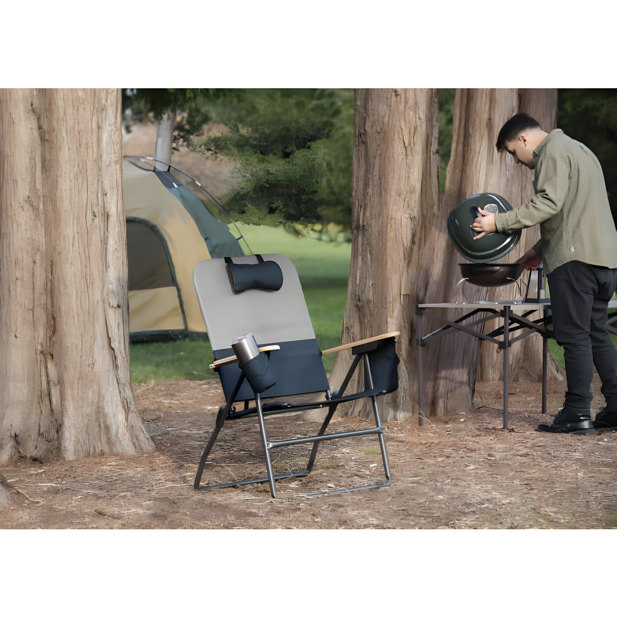 Arlmont & Co. Jovia Folding Camping Chair