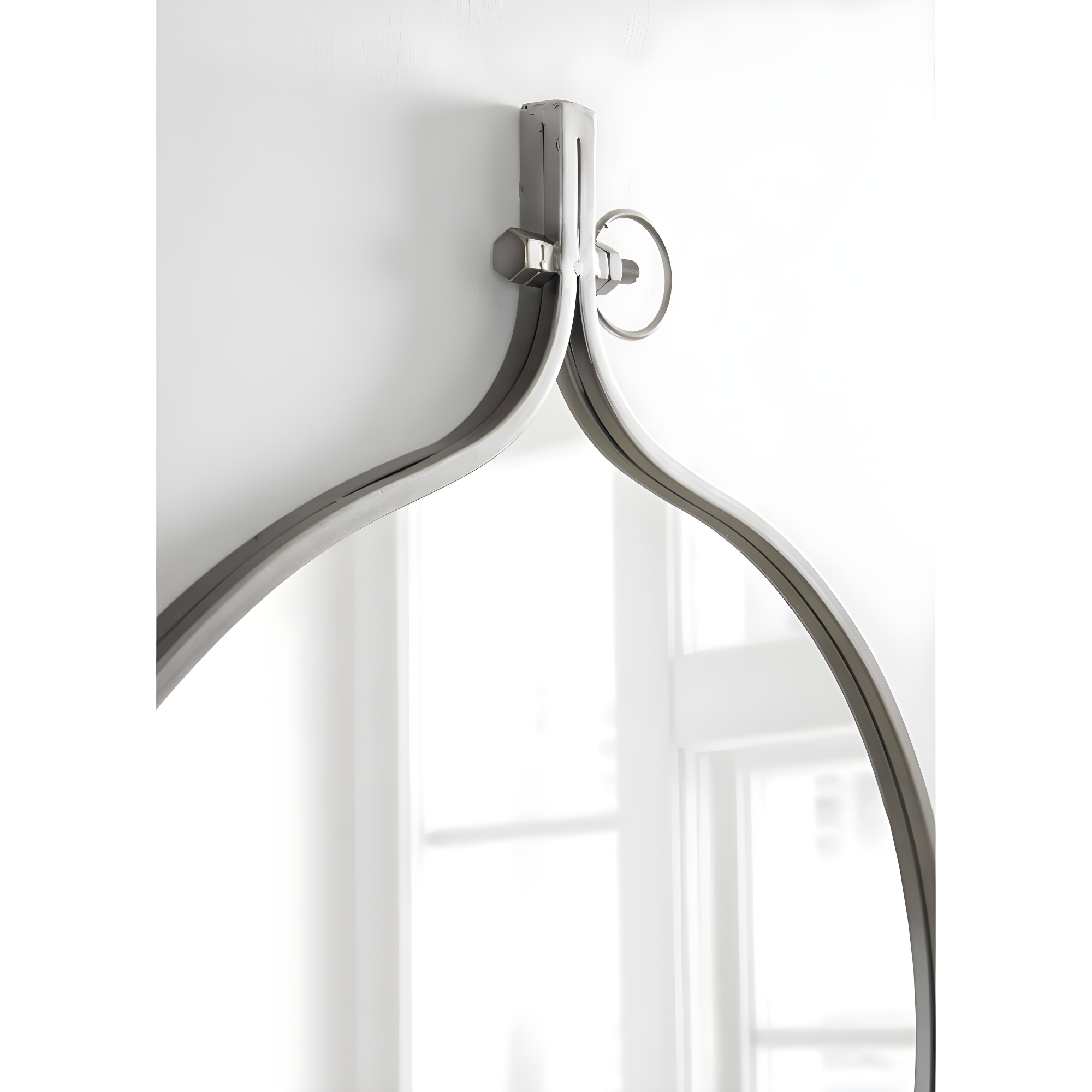 30" x 37" Yitro Metal Framed Wall Mirror Gray - Kate & Laurel All Things Decor