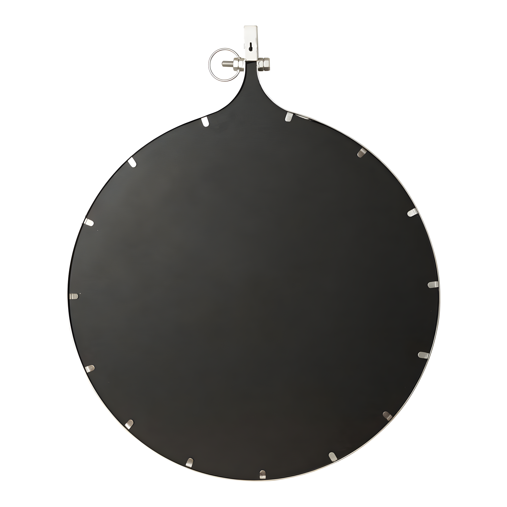 30" x 37" Yitro Metal Framed Wall Mirror Gray - Kate & Laurel All Things Decor