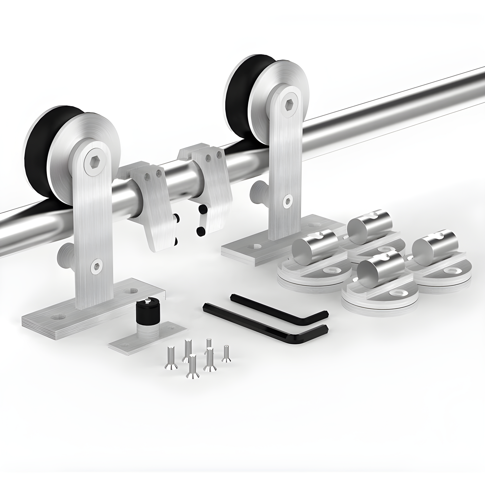 ATT Shield Sliding Standard Single Barn Door Hardware Kit | Wayfair