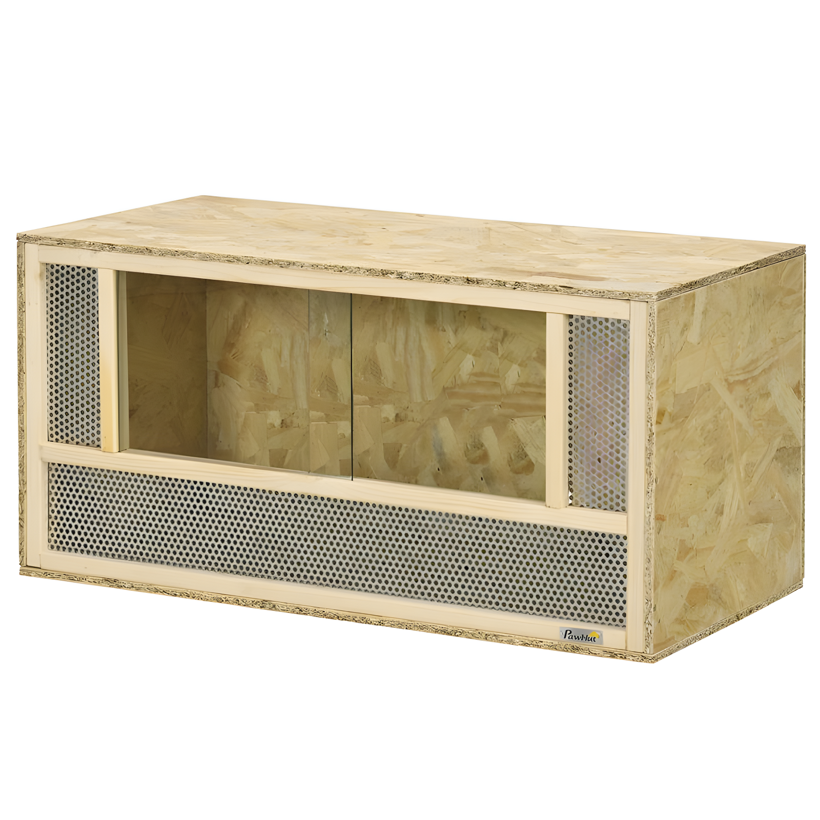 Reptile Terrarium, Reptile Tank 31.5" X 15.7" X 15.7" With Sliding Door For Chameleon, Lizard, Snake, Frog, Turtle, 33.8 Gallon
