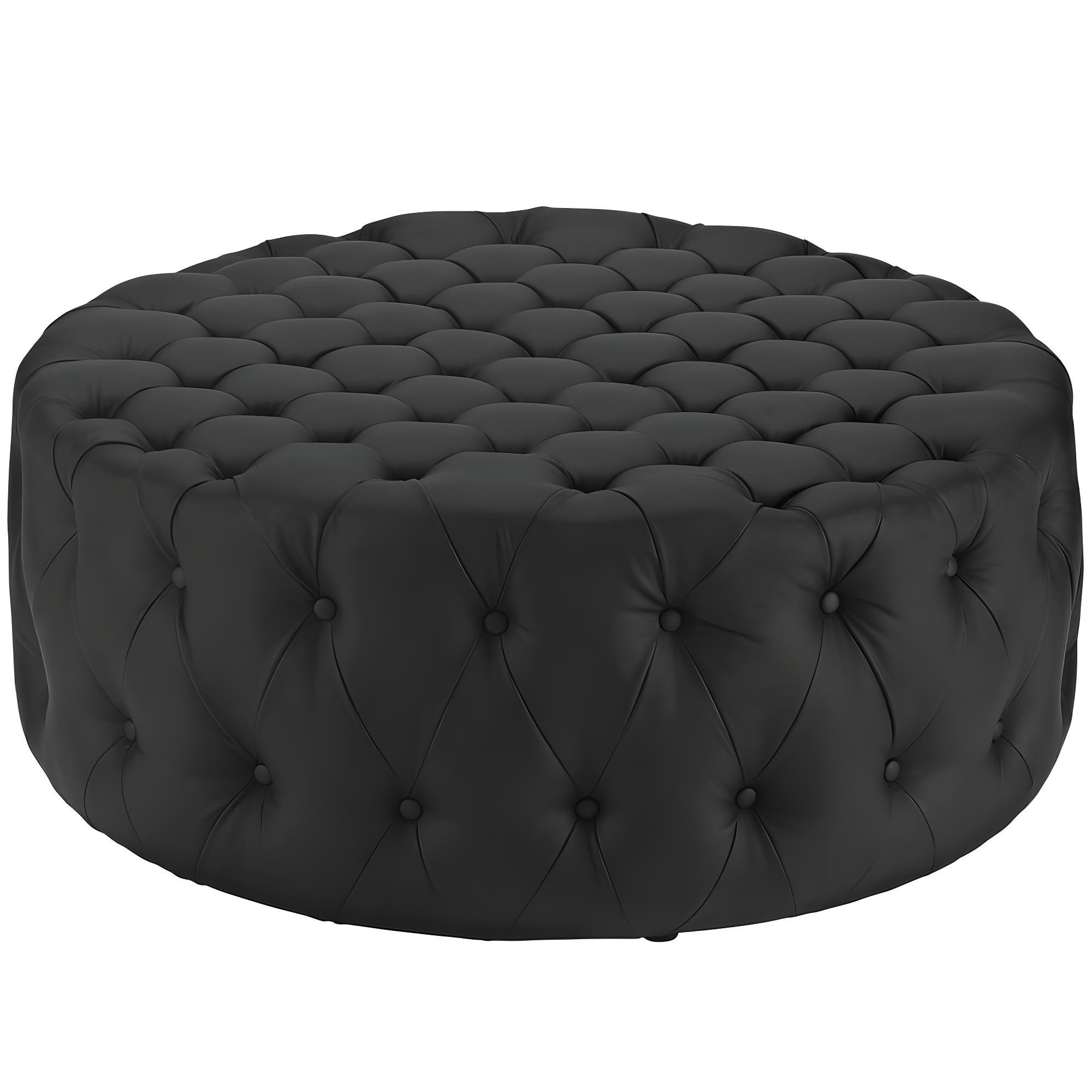 Modway Copper Grove Harrison Blue Amour Fabric Ottoman