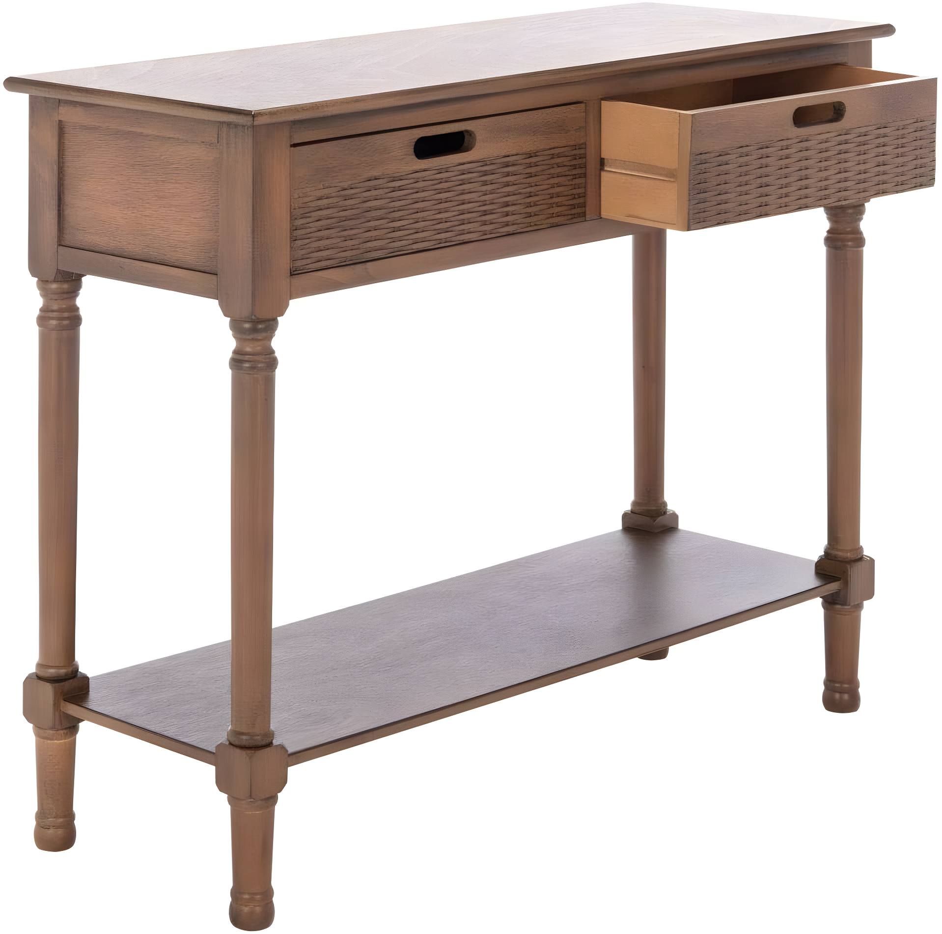 Landers 2 Drawer Console Table - CNS5710C - Brown - Safavieh