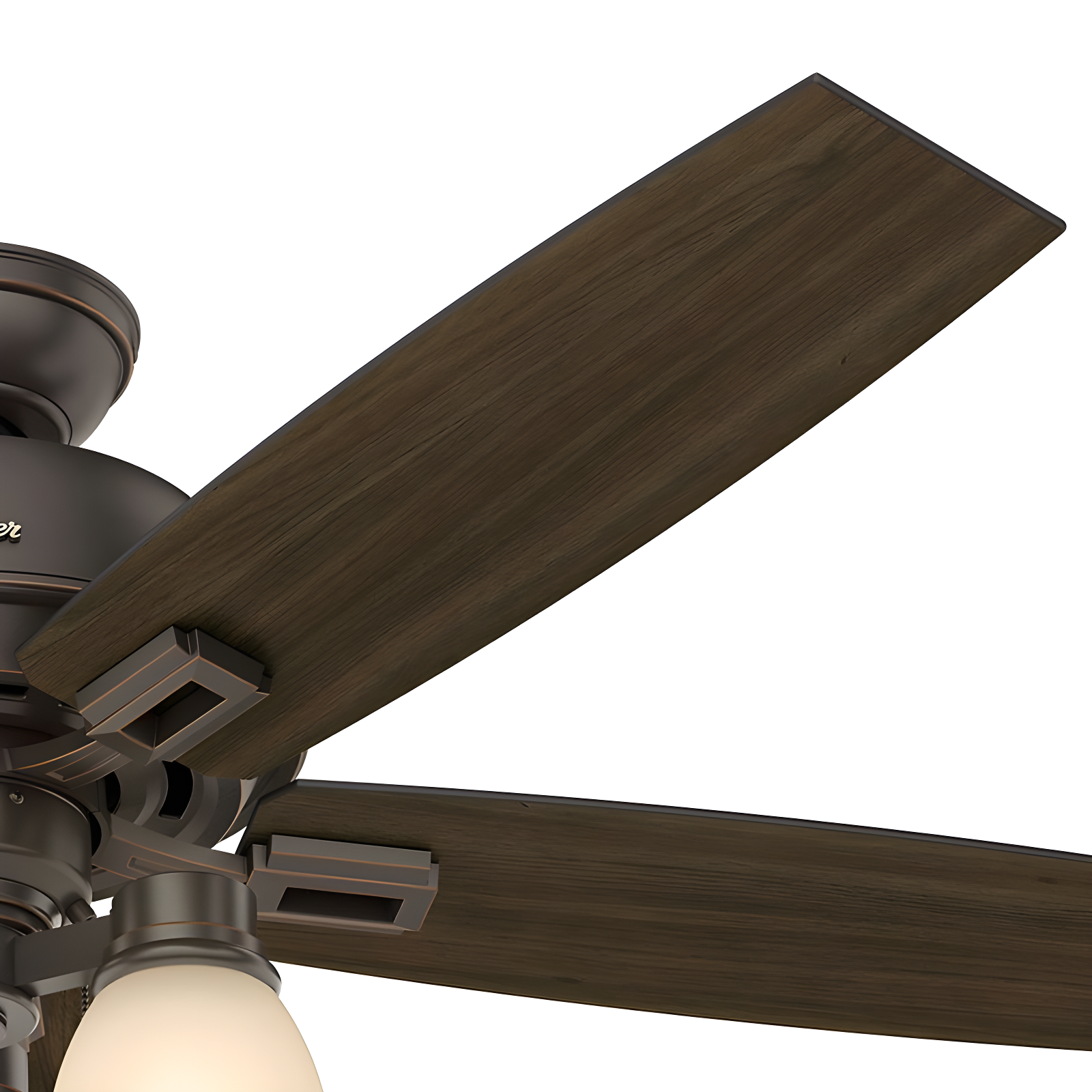 52" Donegan 5 - Blade Standard Ceiling Fan with Pull Chain and Light Kit Included