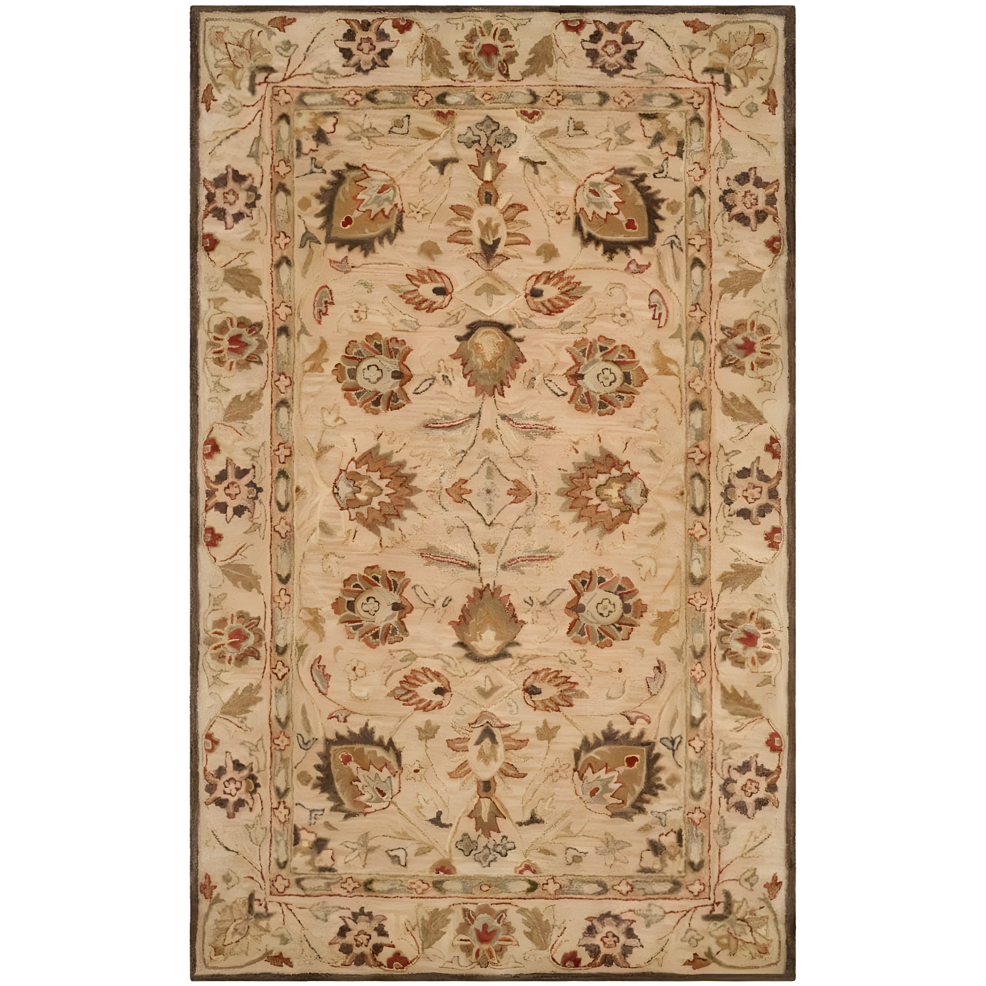 Antiquity AT812 Hand Tufted Indoor Area Rug - Beige/Beige - 5'x8' - Safavieh