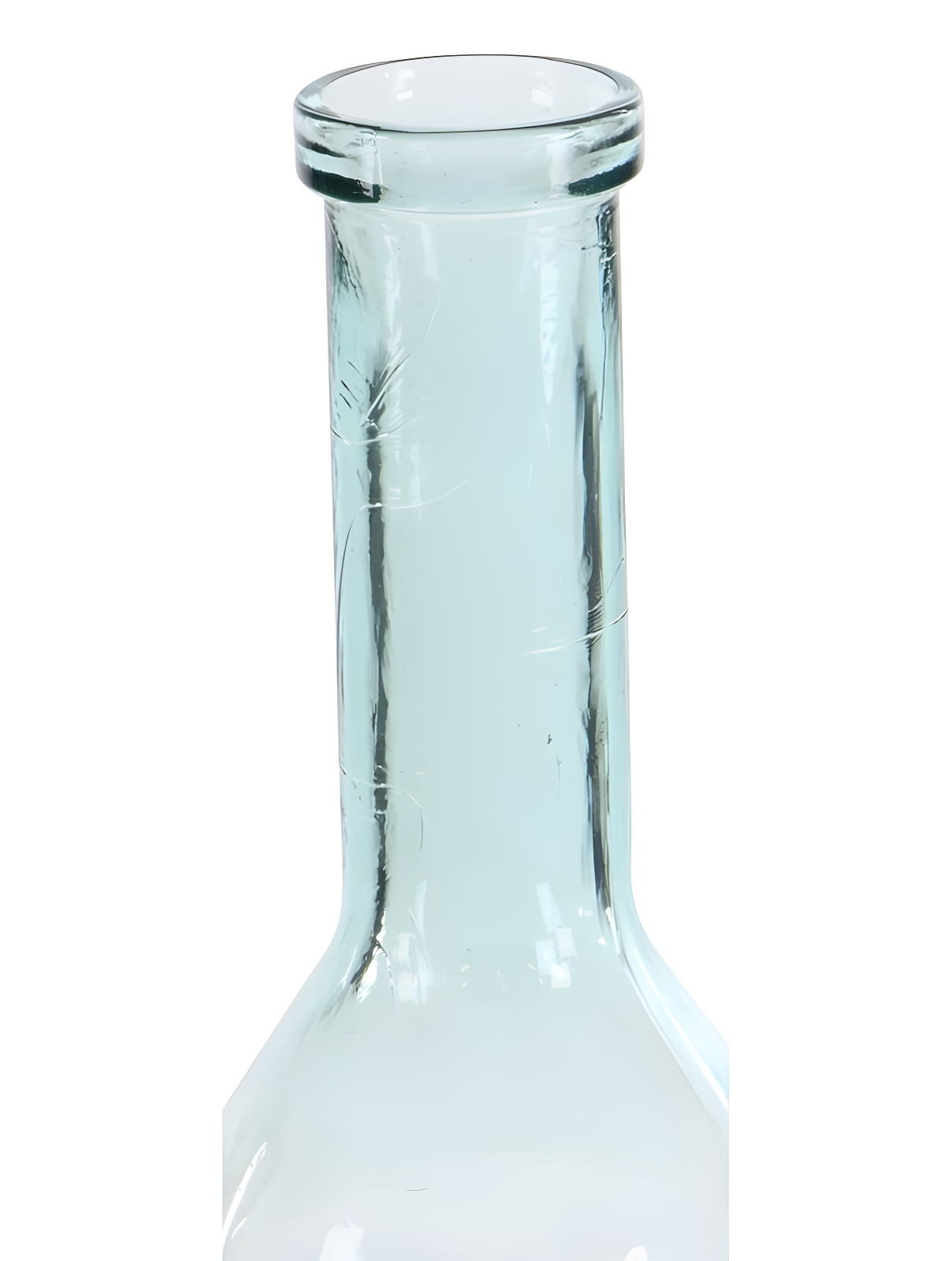 Recycled Glass Handmade Spanish Decorative Blue Vase