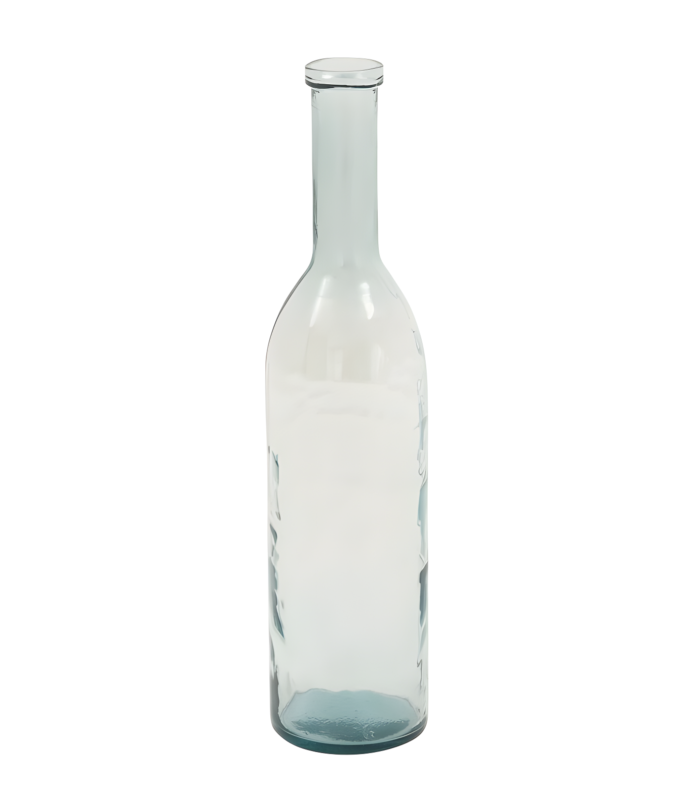 Recycled Glass Handmade Spanish Decorative Blue Vase