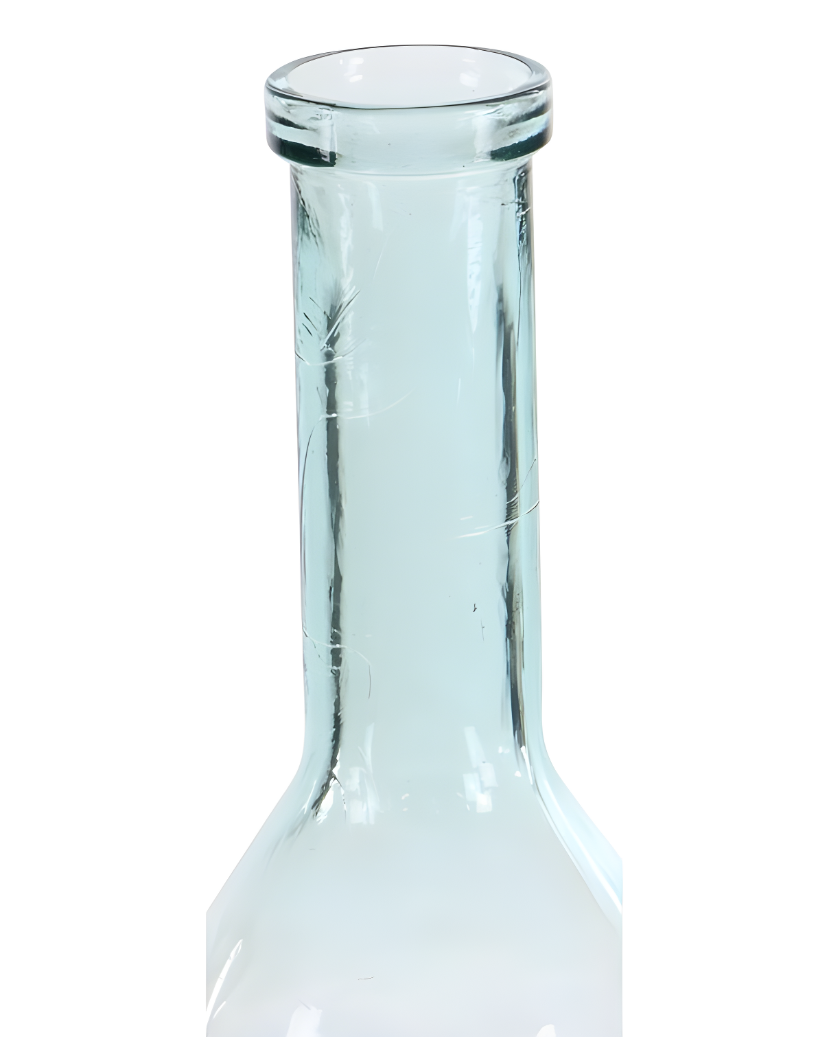 Recycled Glass Handmade Spanish Decorative Blue Vase
