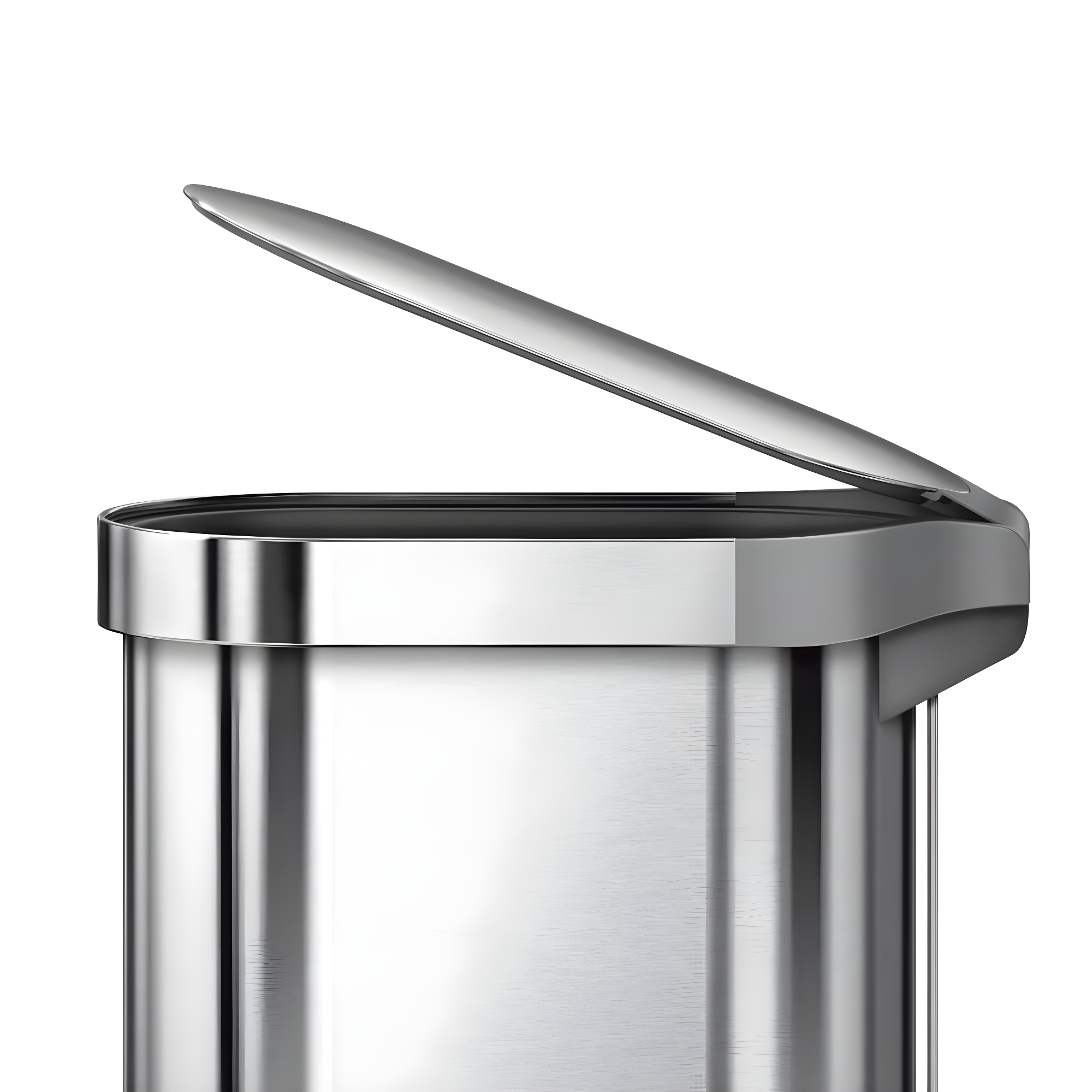 simplehuman 45 Liter / 12 Gallon Slim Hands-Free Kitchen Step Trash Can